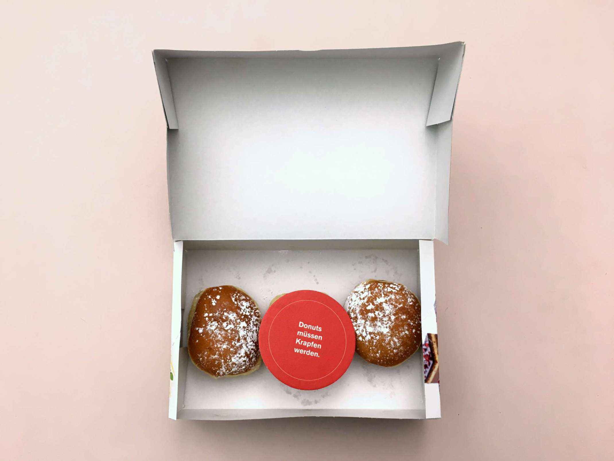 Donuts müssen Krapfen werden - nonconform Krapfenbox Donuts müssen Krapfen werden - nonconform Krapfenbox