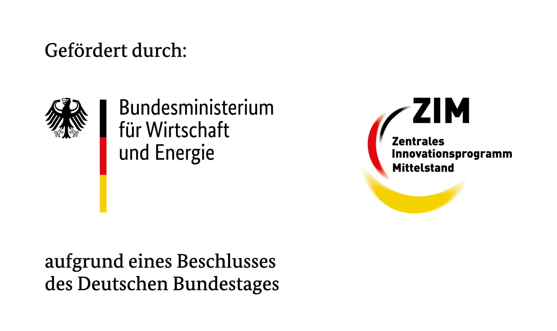 Logo BMWE und ZIM Logo BMWE und ZIM