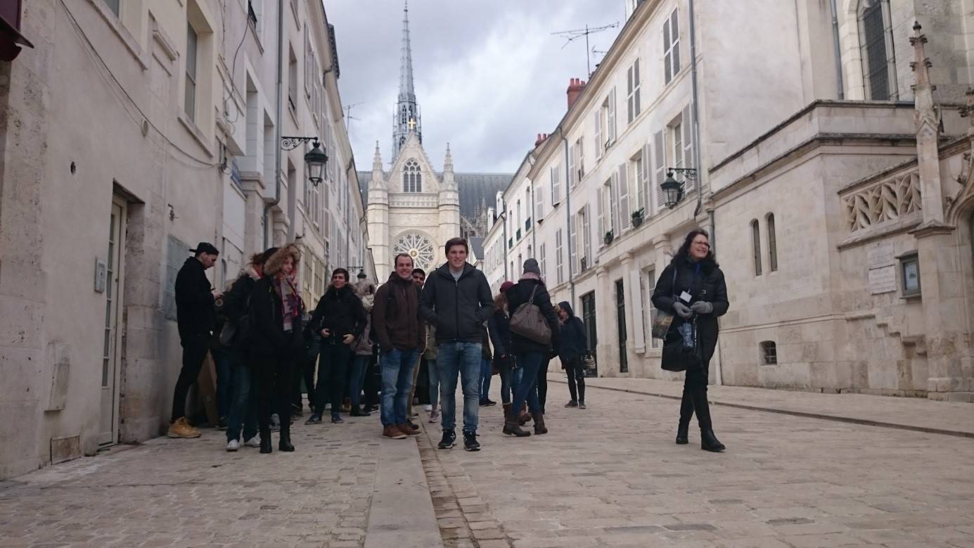 Stadtrundgang in Bourges.