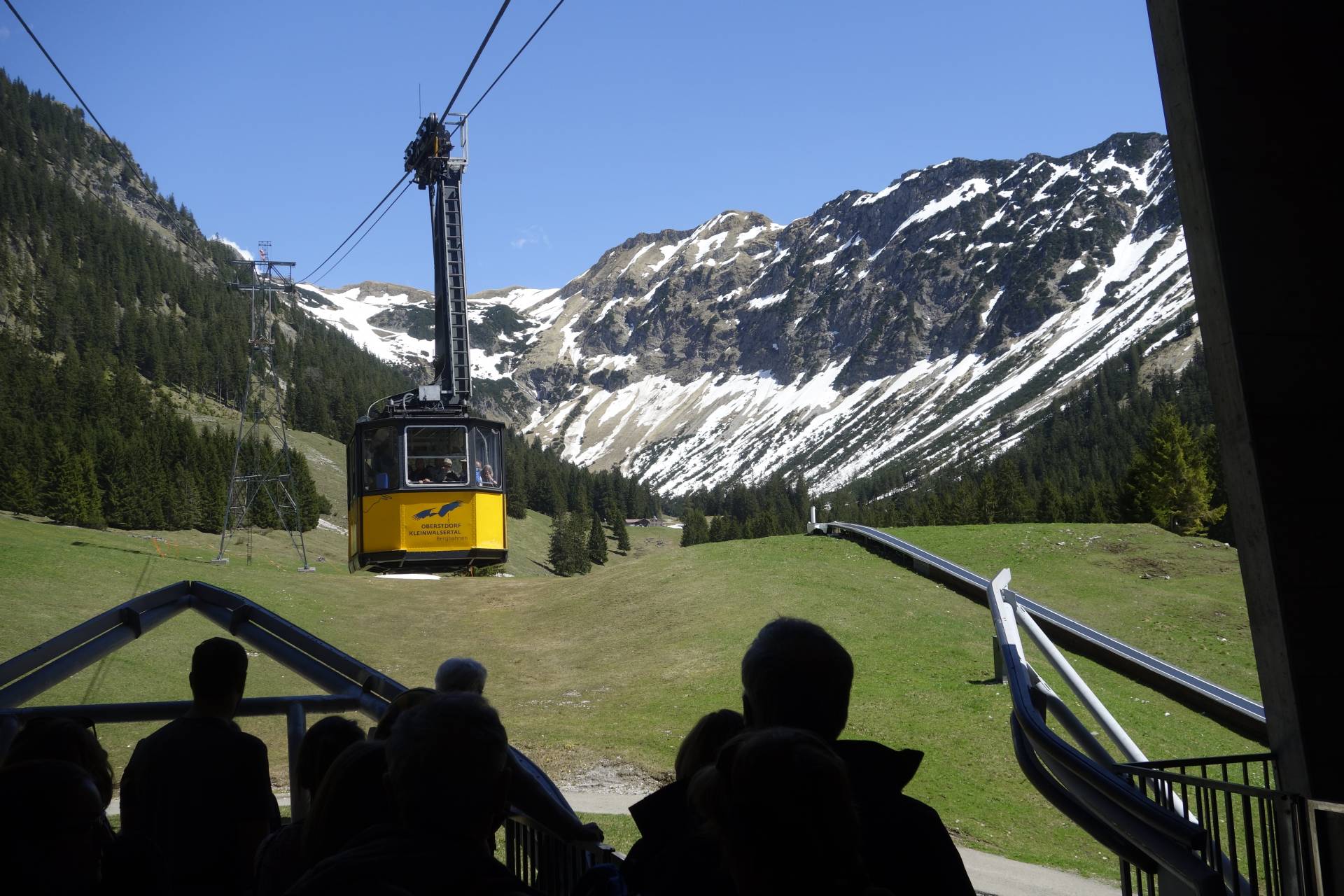 Fahrt mit der Nebelhornbahn