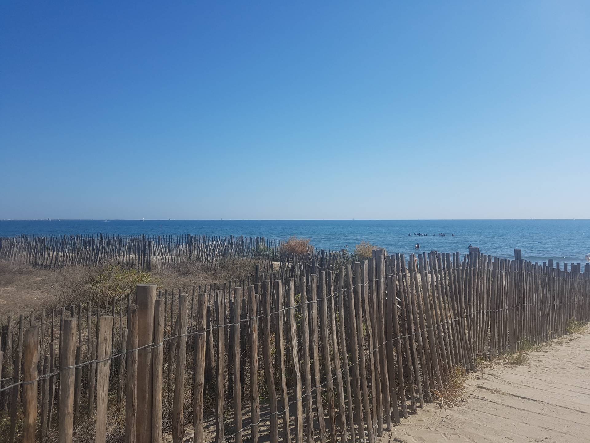 Strand in Montpellier.