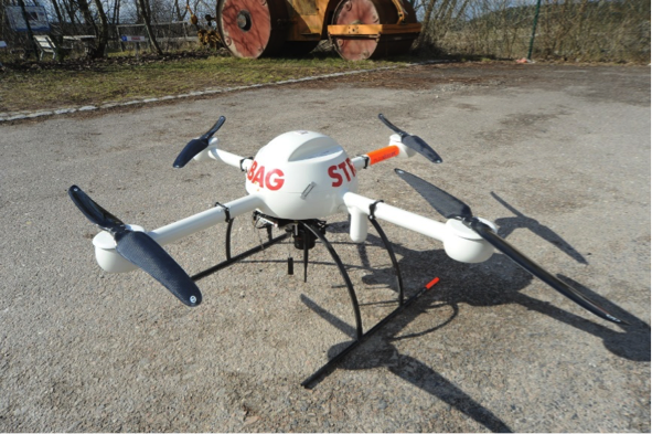 Verwendeter Multikopter Microdrones md-1000