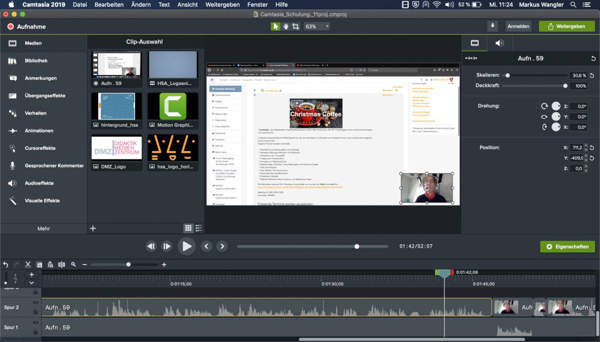 Camtasia Screenshot