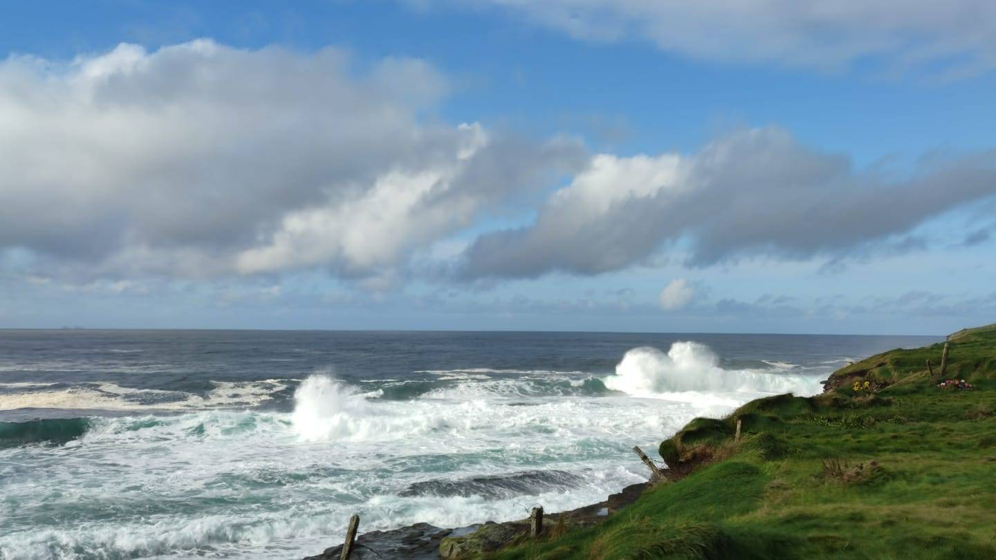 Wellen am Down Patrick Head