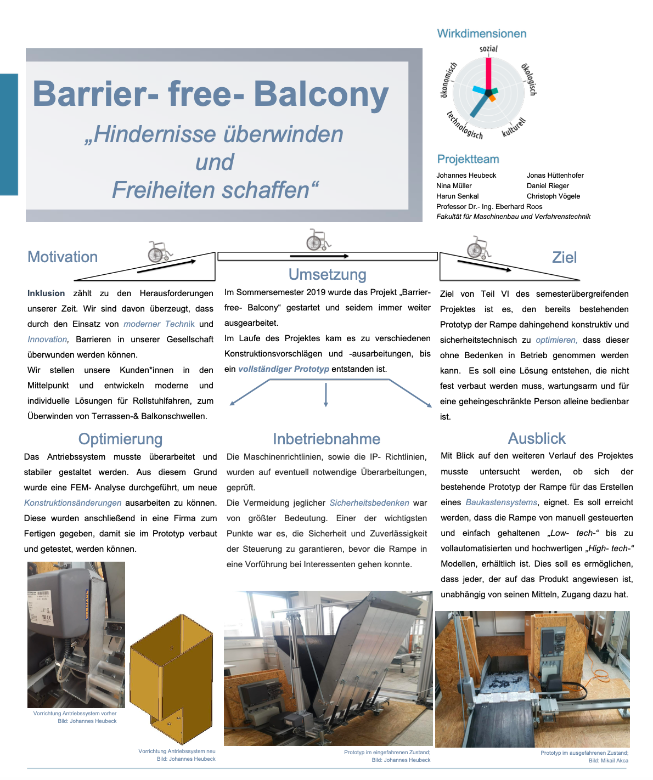 Barrier-free Balcony