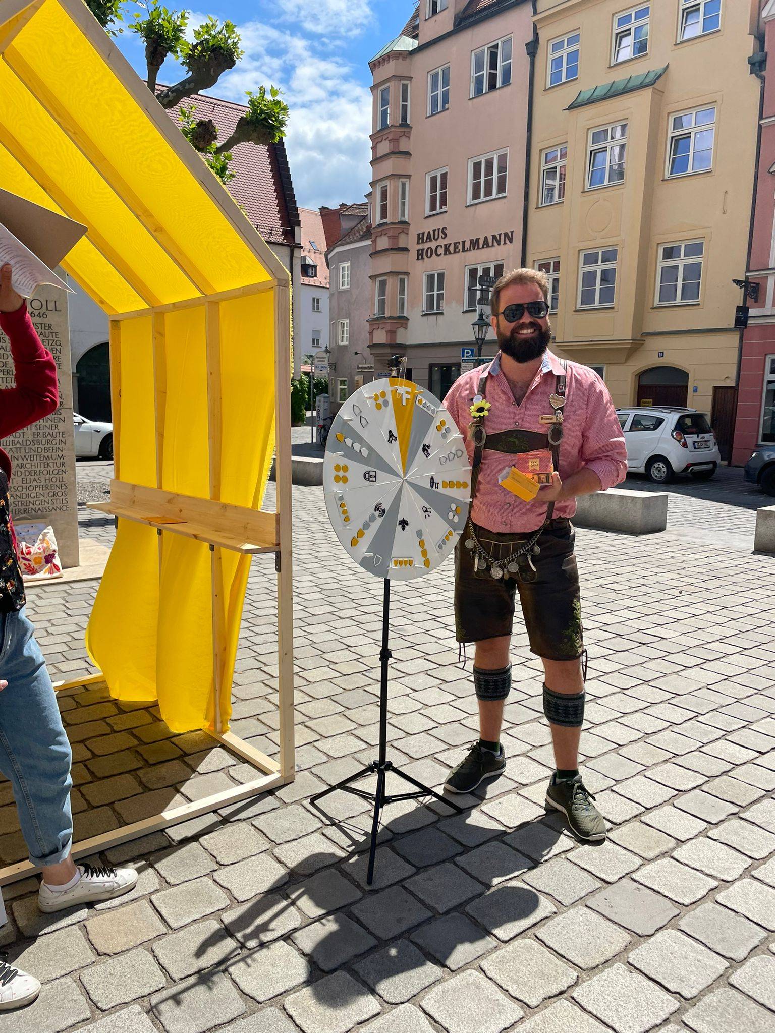 Transferaktivität Vertikale Fuggerei © Katinka Temme