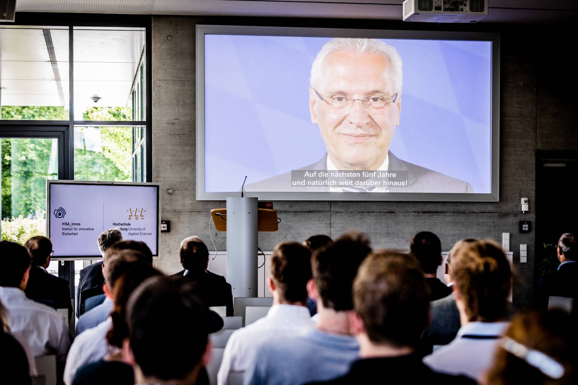 Videogruß des Staatsministers Joachim Herrmann