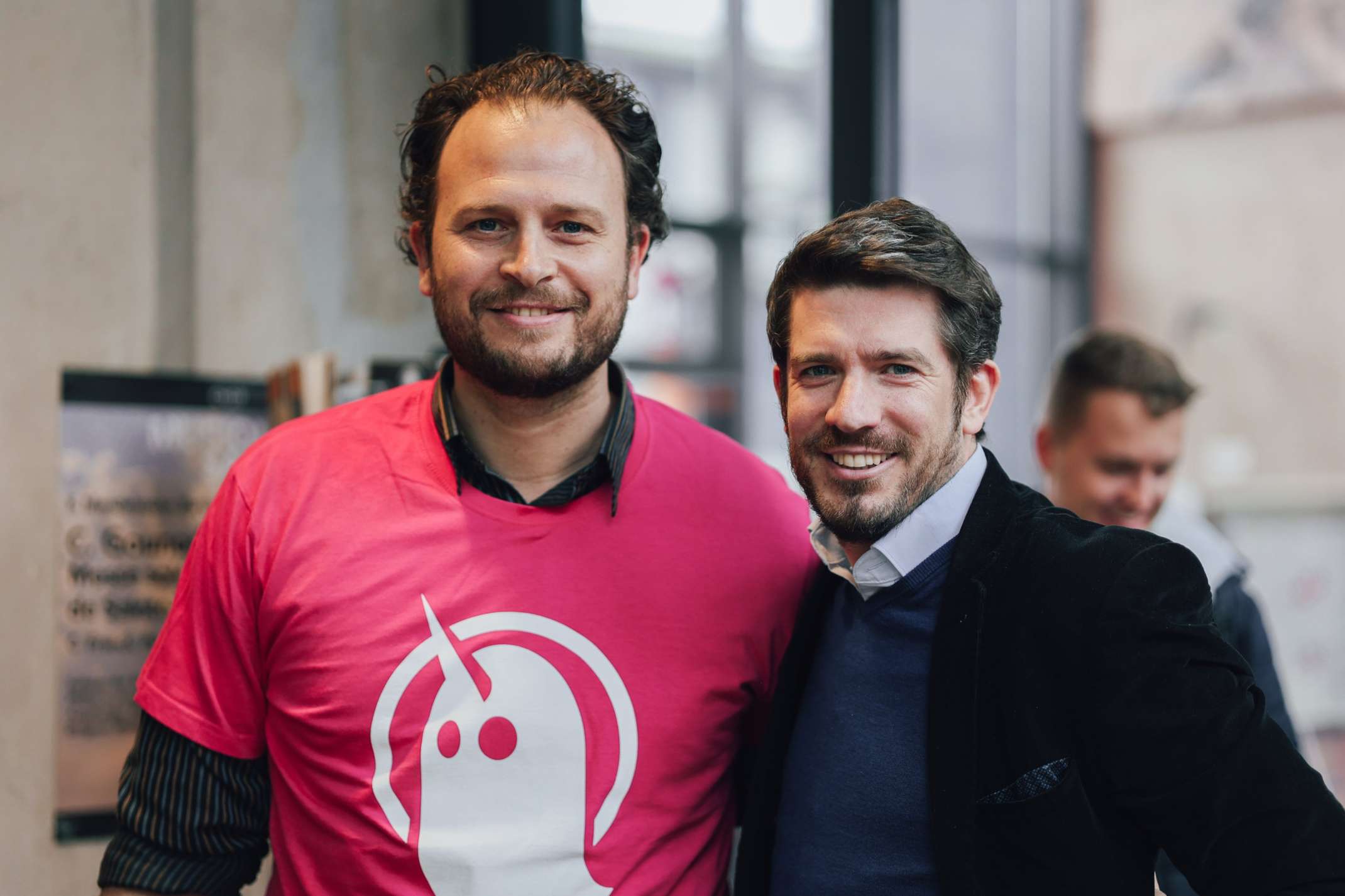 Timo Hahn, Team Funkenwerk, und Daniel Kempf vom Rocketeer