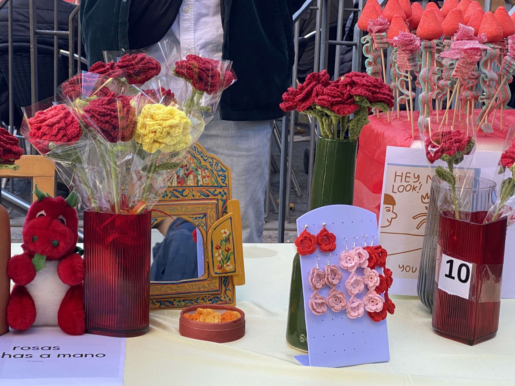 Blumen auf Markt in Barcelona