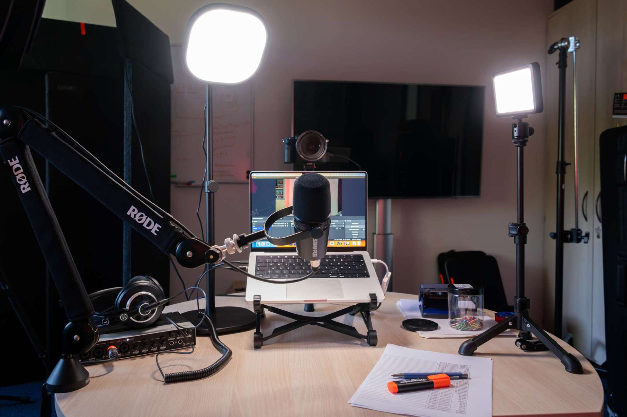 Professionelles Heimstudio-Setup