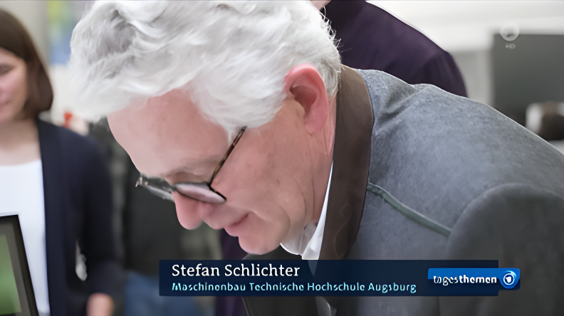 Stefan Schlichter bei den Tagesthemen