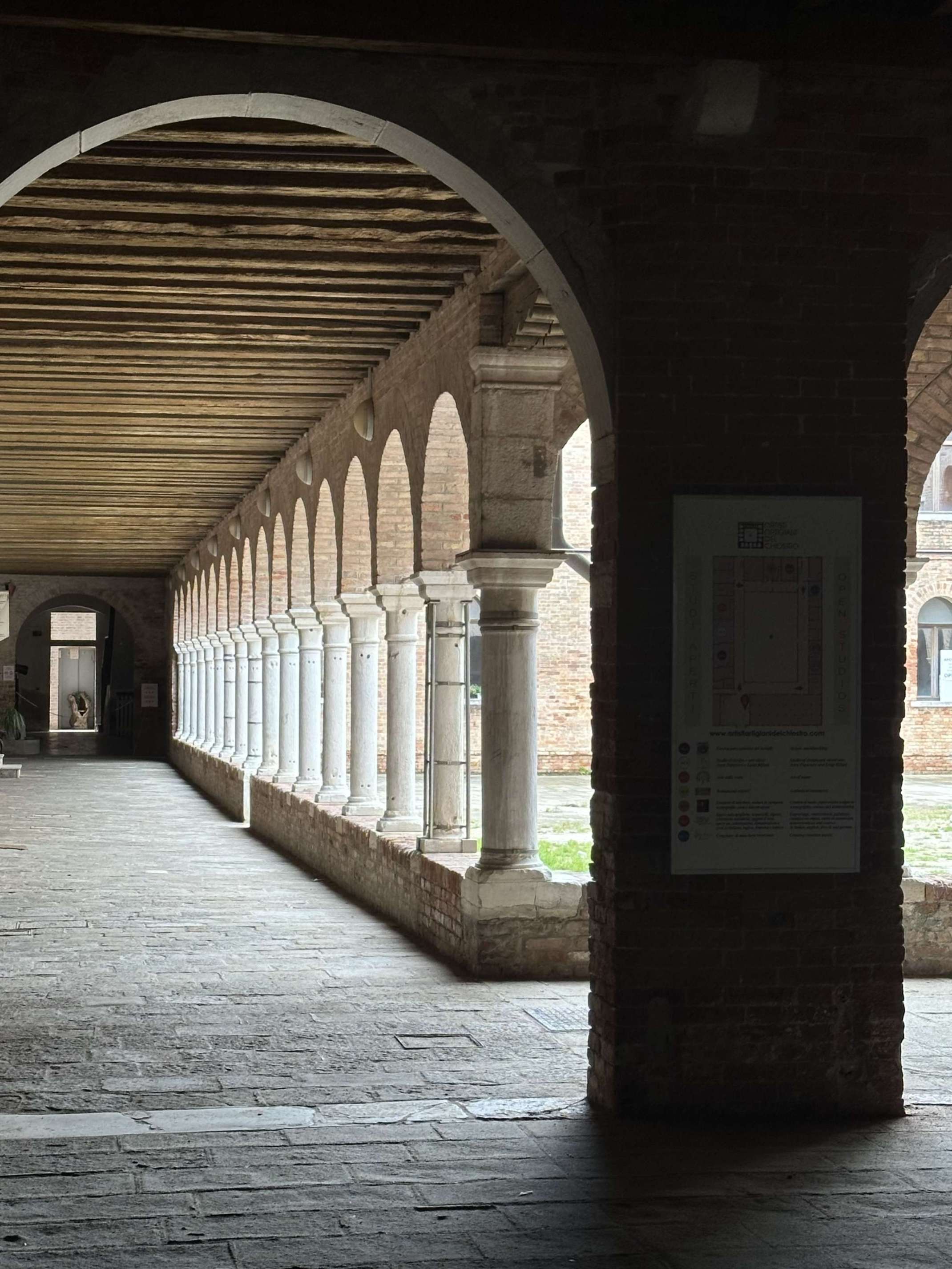 Kreuzgang Kloster Guidecca (Foto: Alina Schaller)