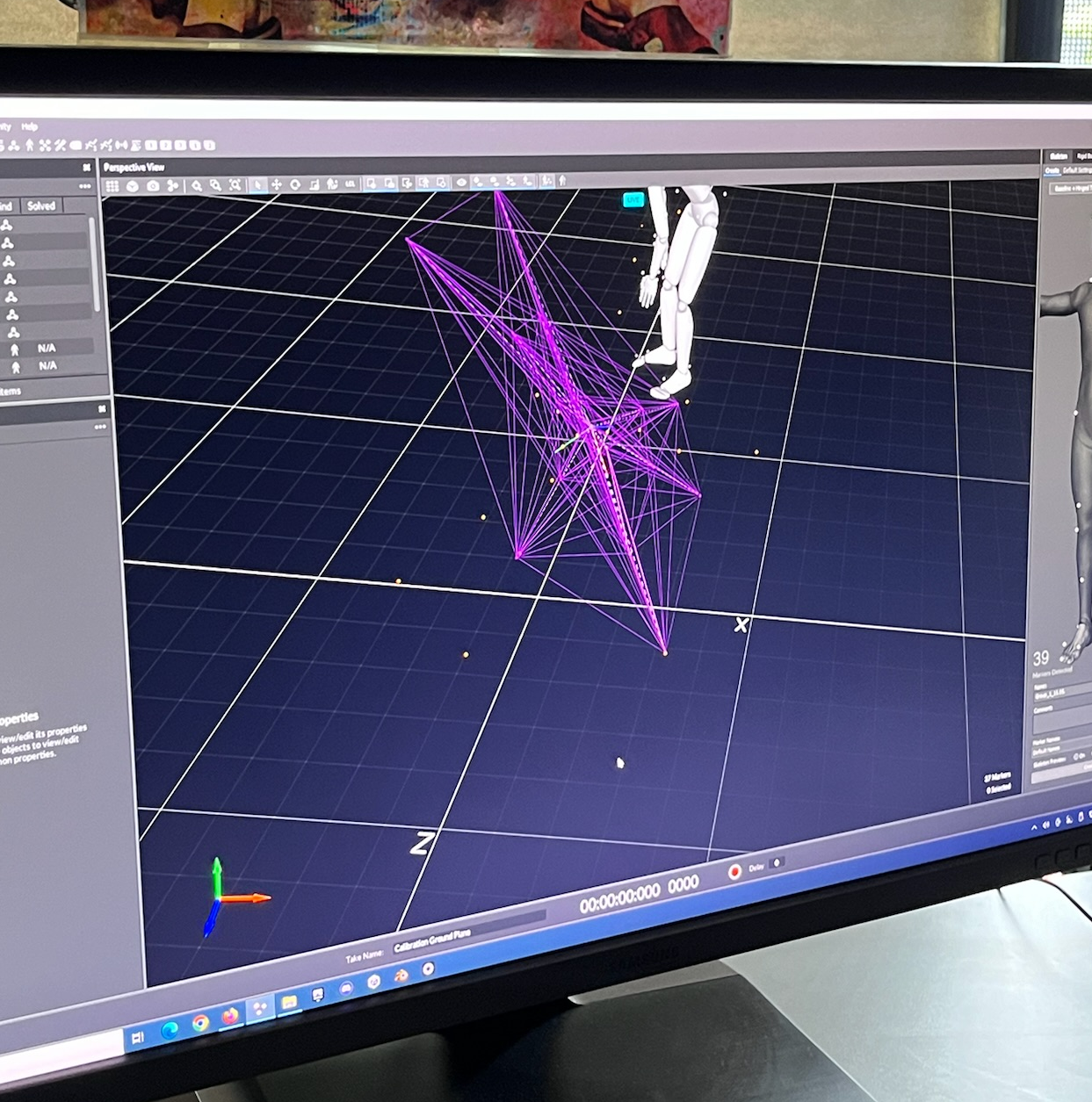 Vorbereitung für Motion Capturing