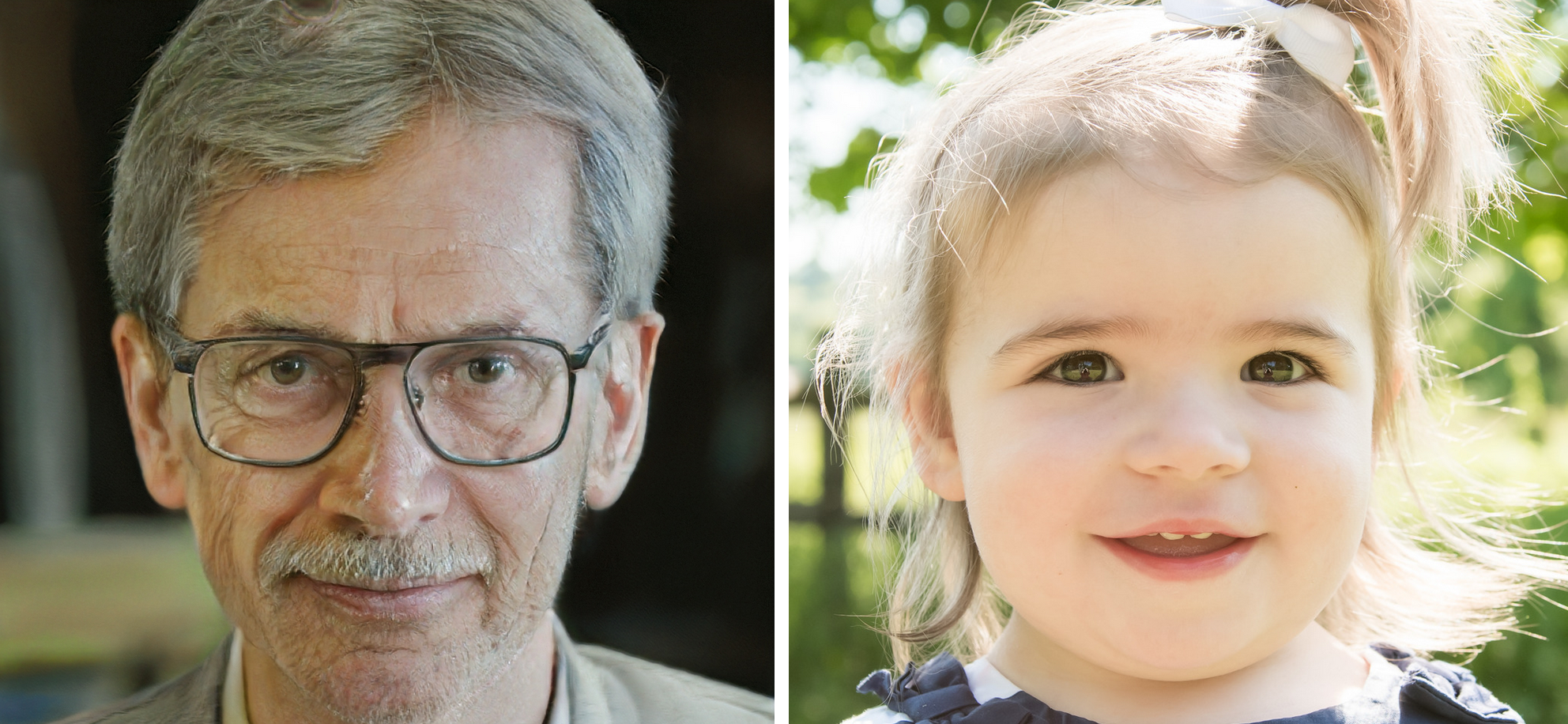 Which Face Is Real? (Answer: the child&#039;s photo is real, the man is AI-generated)