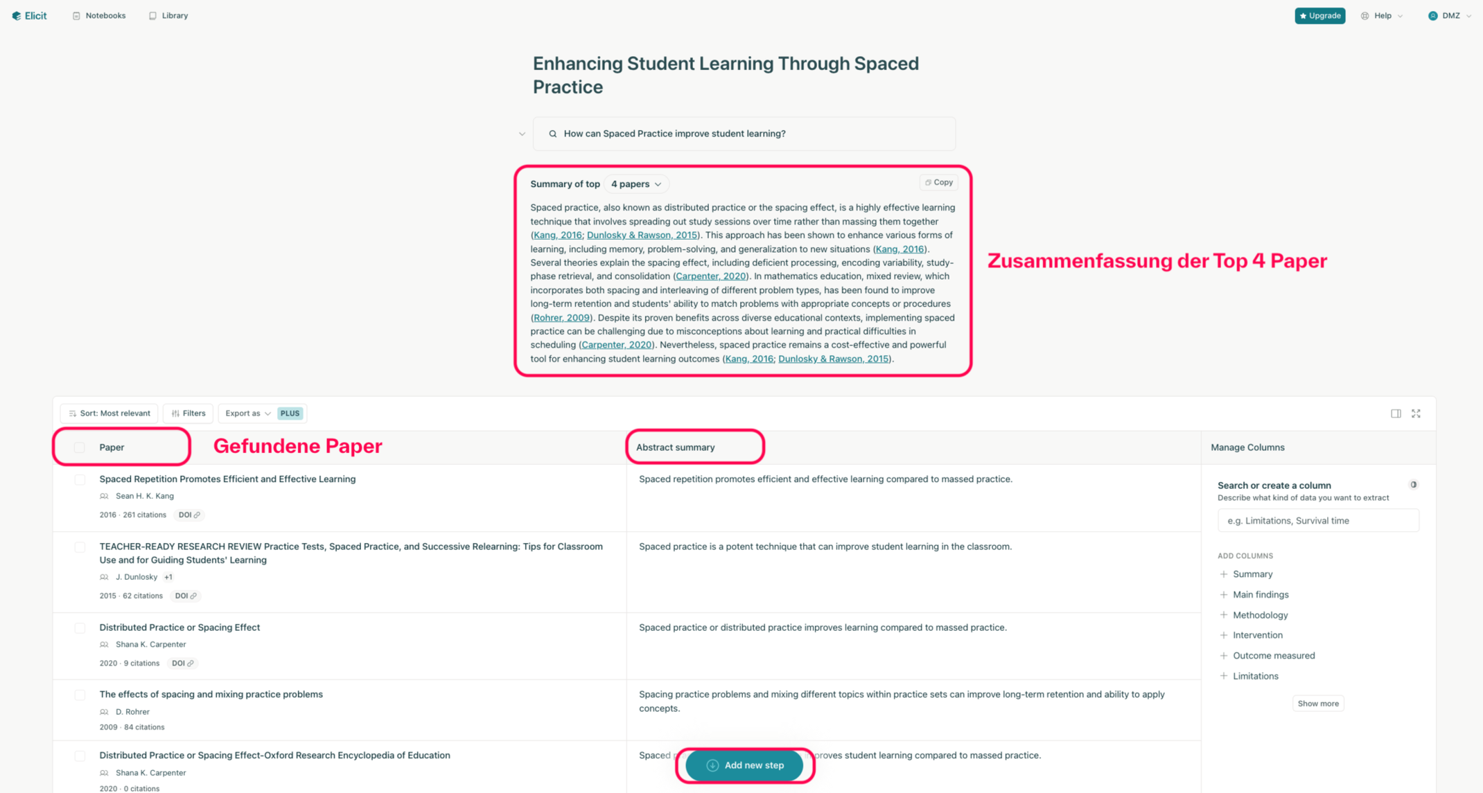 Output_Summary & Paper