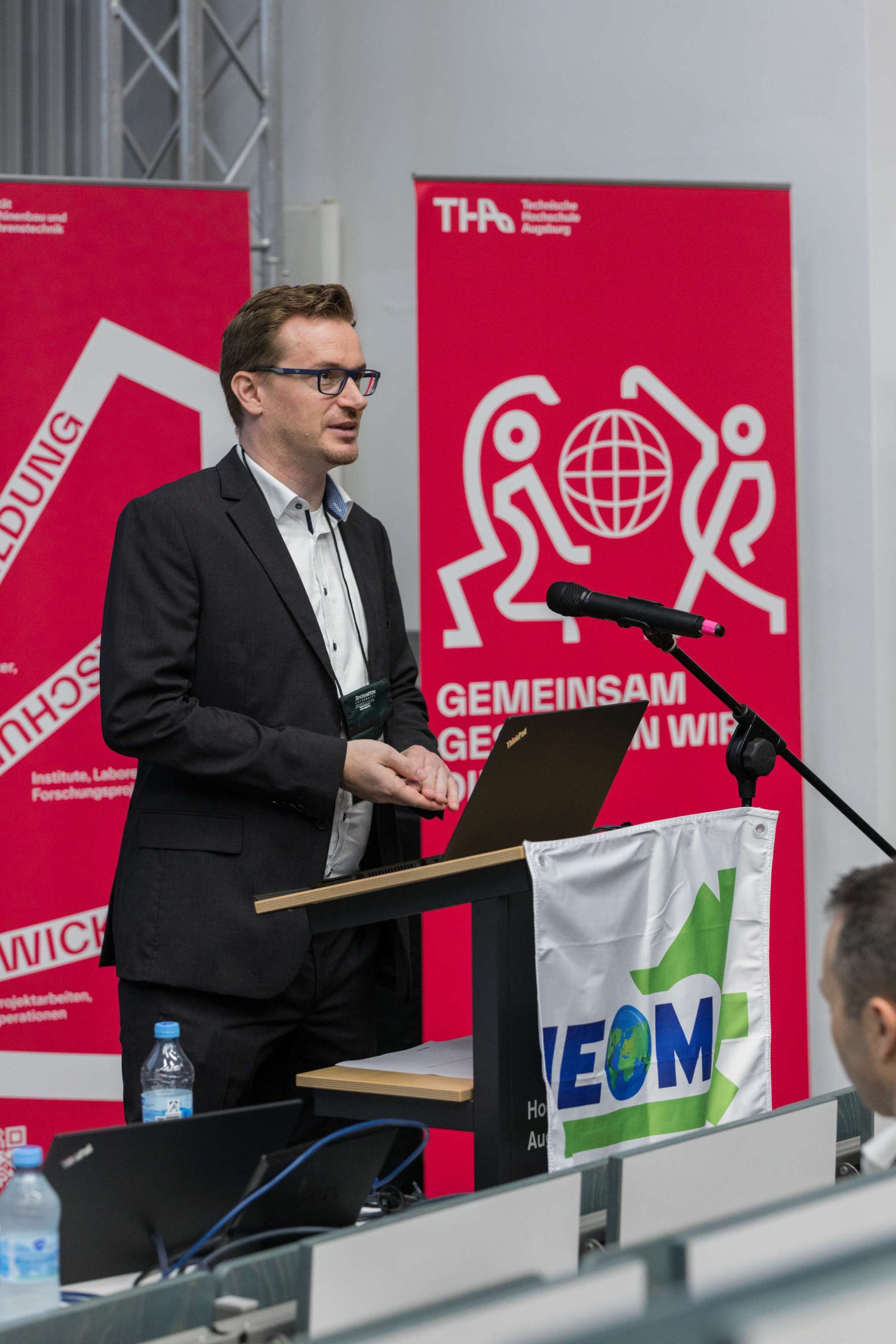 IEOM 2024: Bei der Eröffnung - Prof. Dr.-Ing. Jürgen Lenz, IEOM-Konferenzvorsitzender, THA 