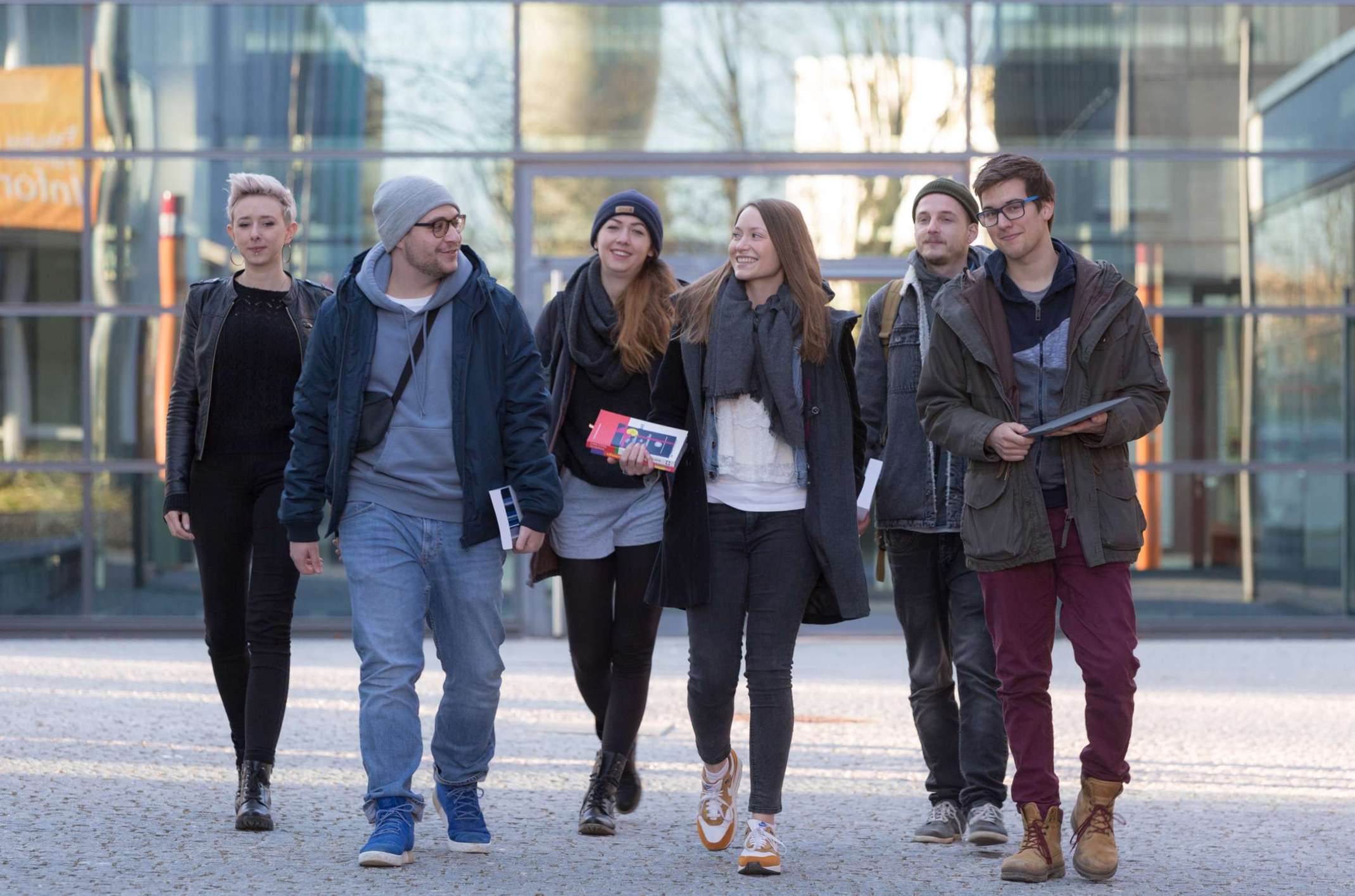 Studierende gemeinsam unterwegs