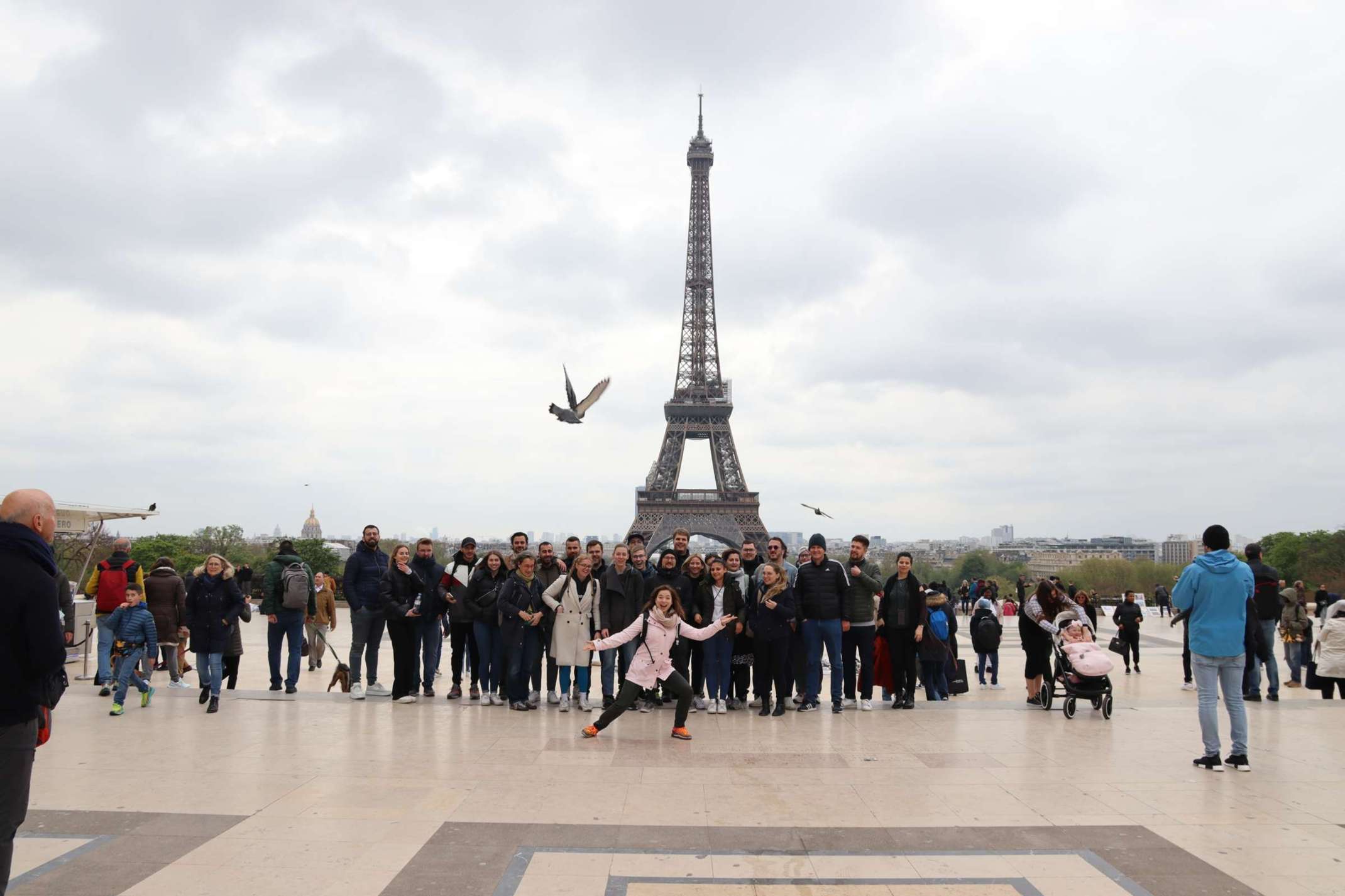 Unschwer zu erkennen: Study Trip nach Paris im April 2023. Foto: Sonja Schön.