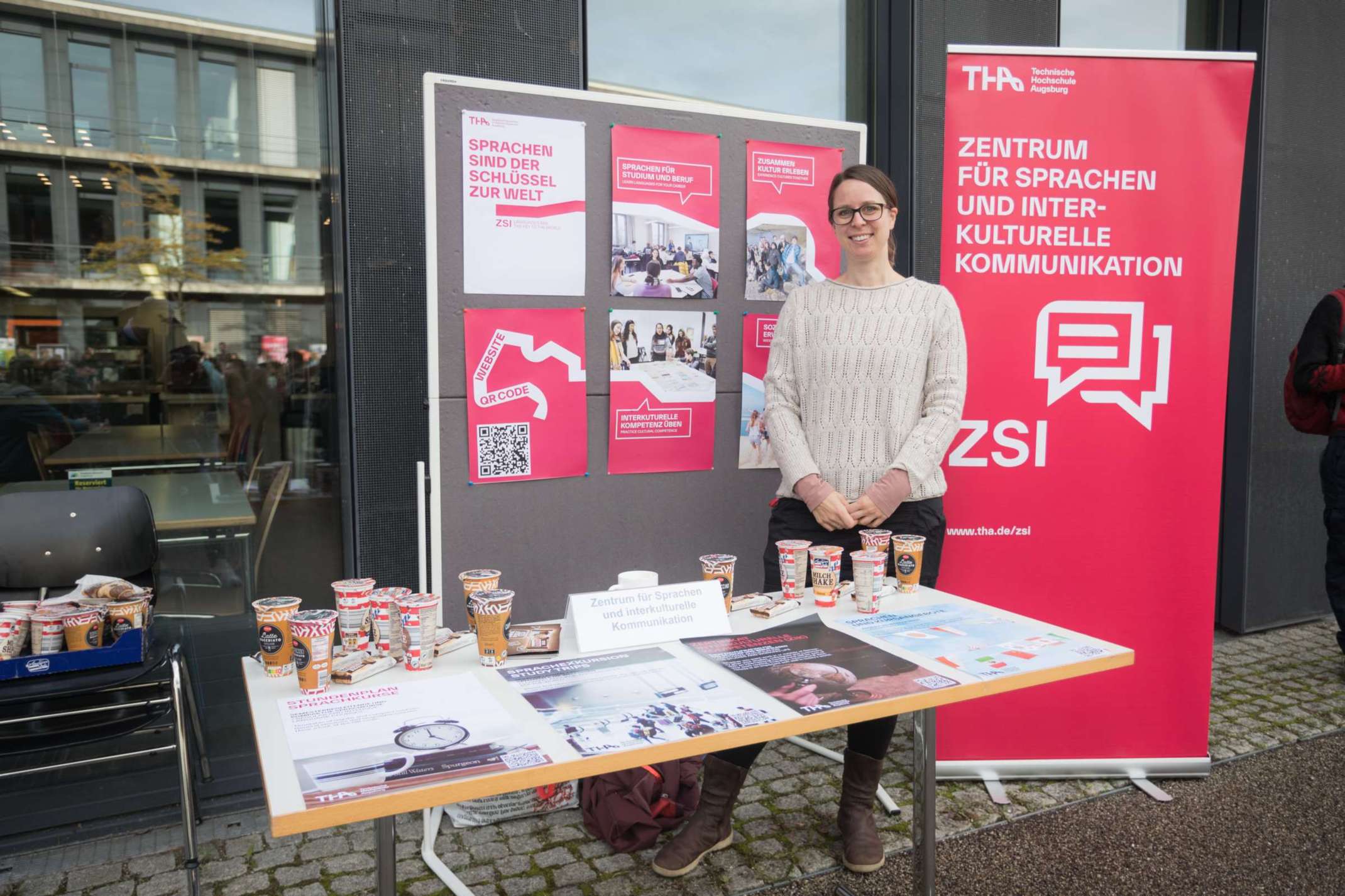 Erstsemesterbegrüßung auf dem Campus am Roten Tor.