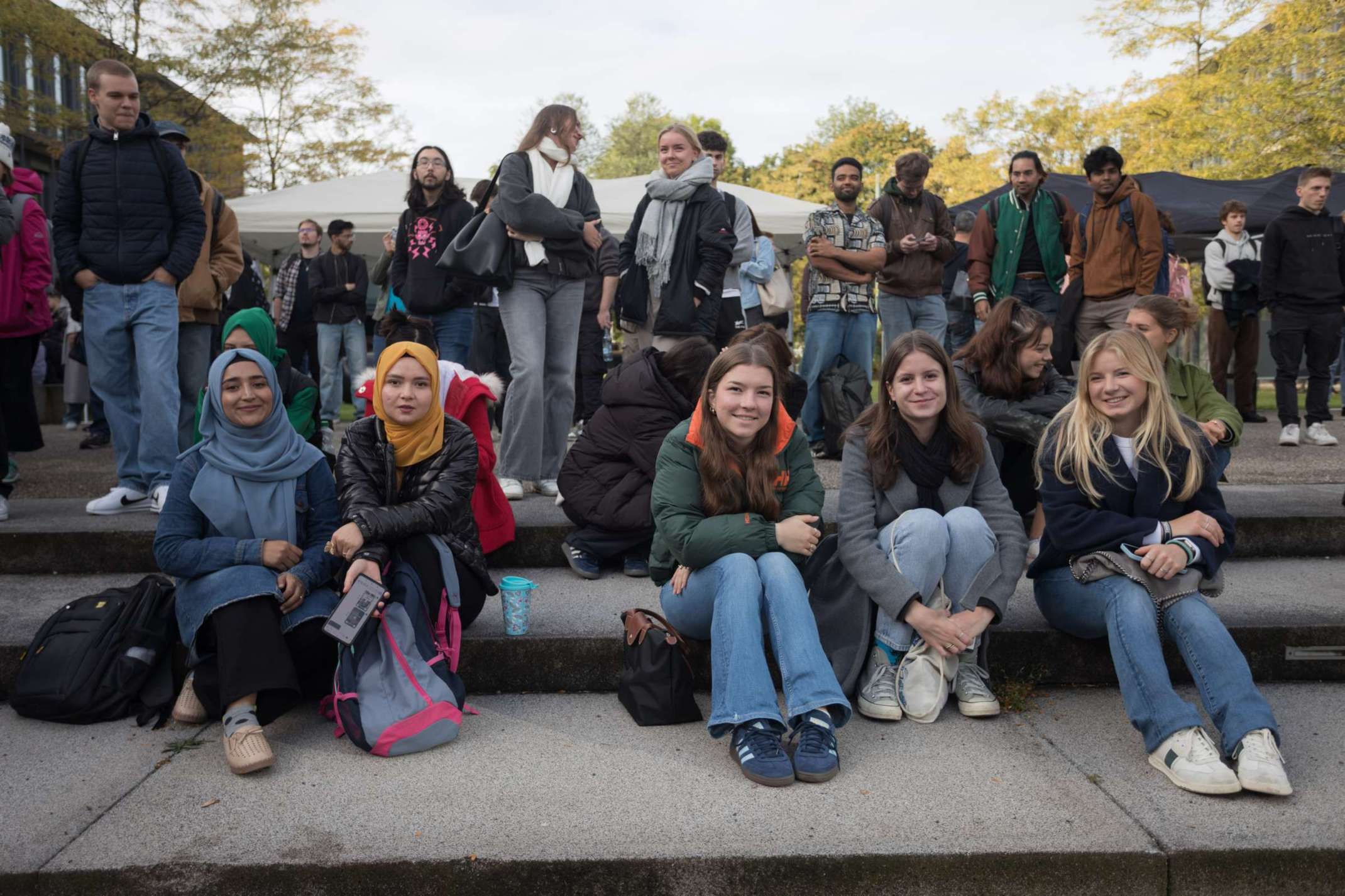 Erstsemesterbegrüßung auf dem Campus am Roten Tor.