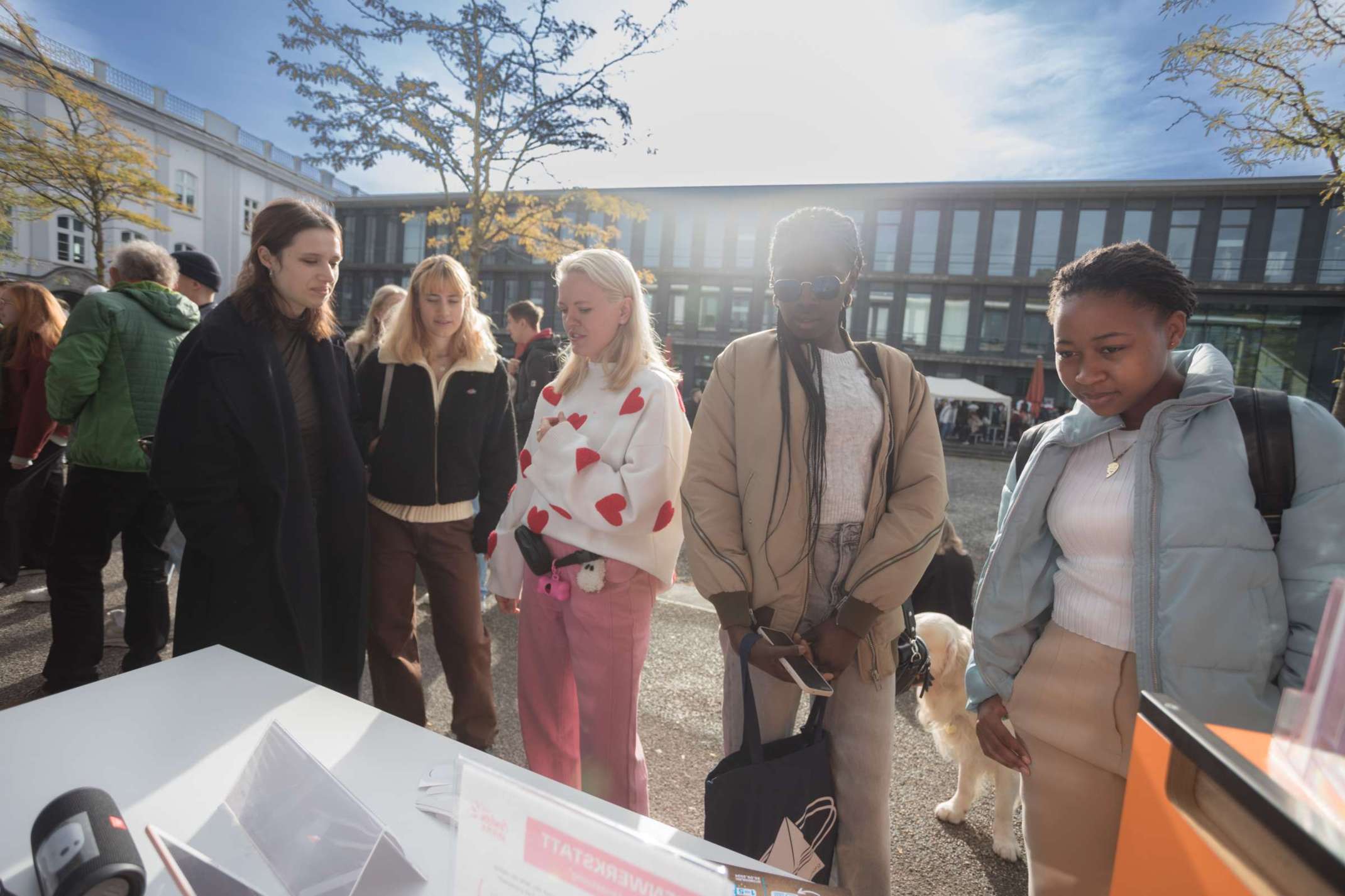 Erstsemesterbegrüßung auf dem Campus am Roten Tor.