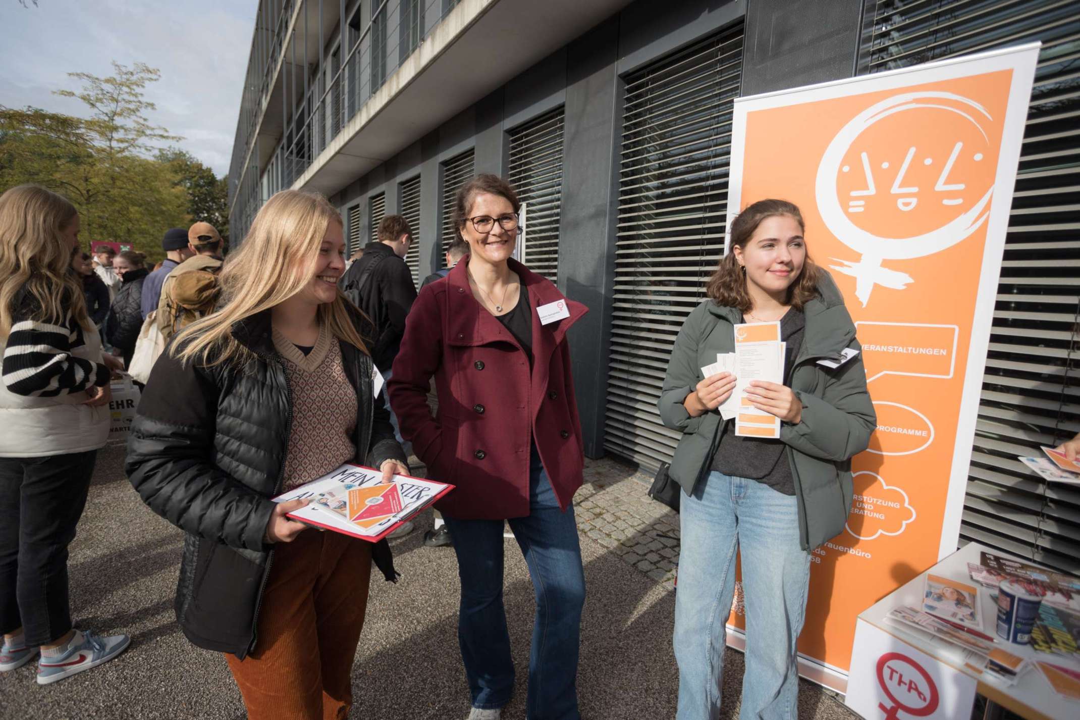 Erstsemesterbegrüßung auf dem Campus am Roten Tor.