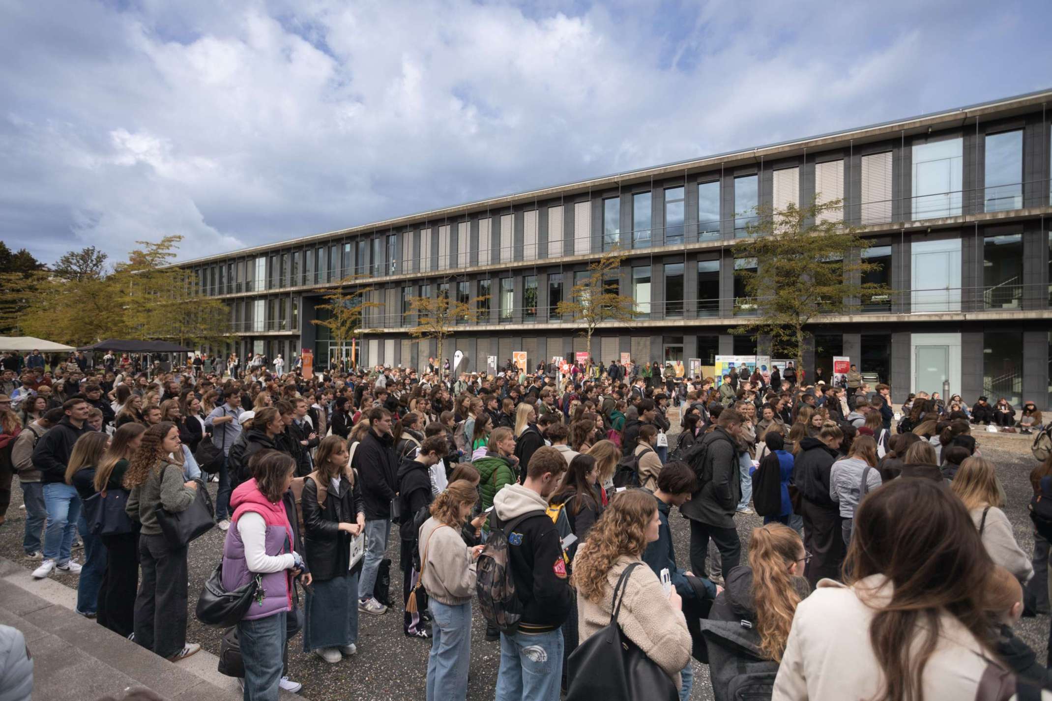 Erstsemesterbegrüßung auf dem Campus am Roten Tor.