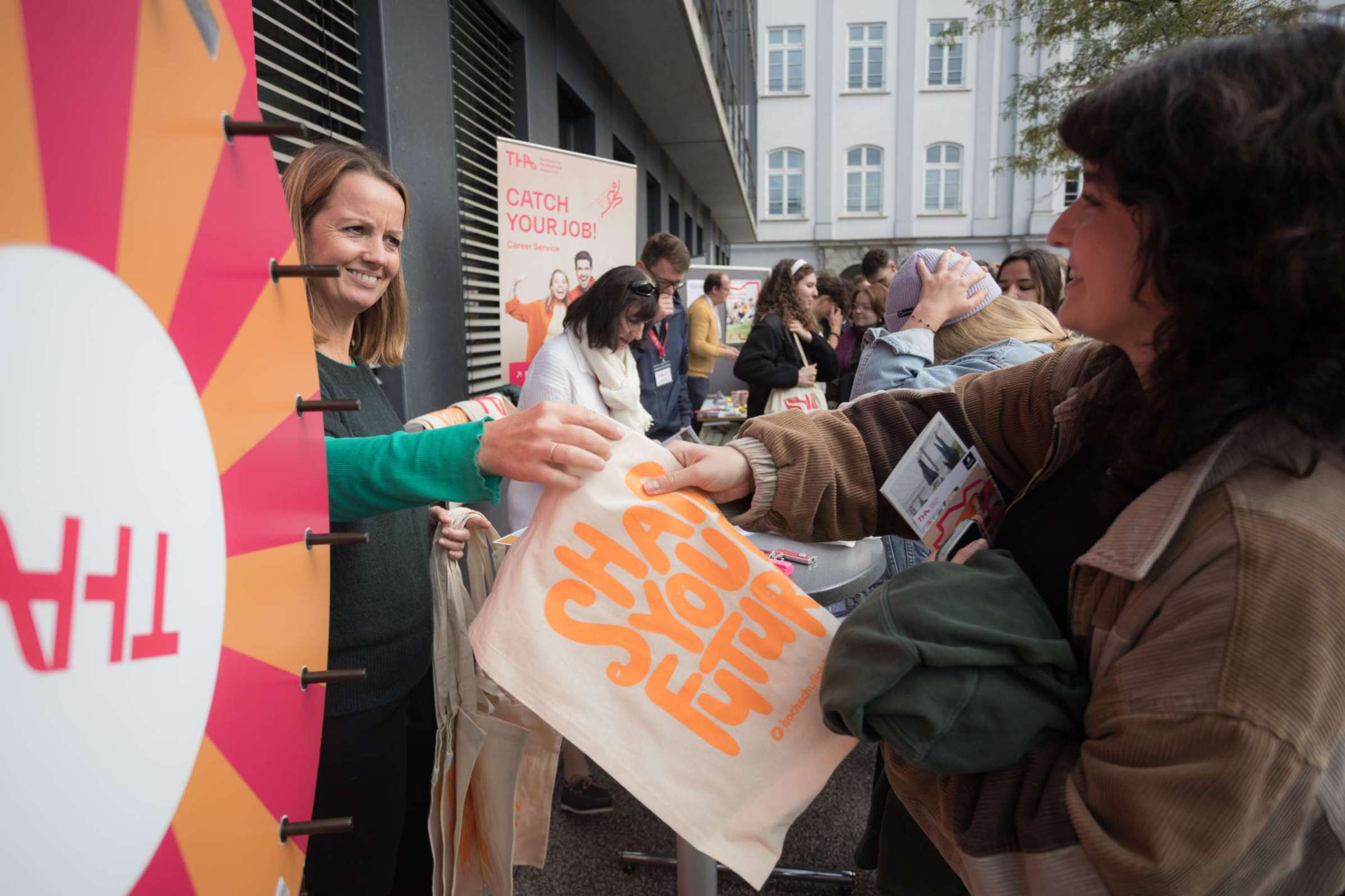 Erstsemesterbegrüßung auf dem Campus am Roten Tor.