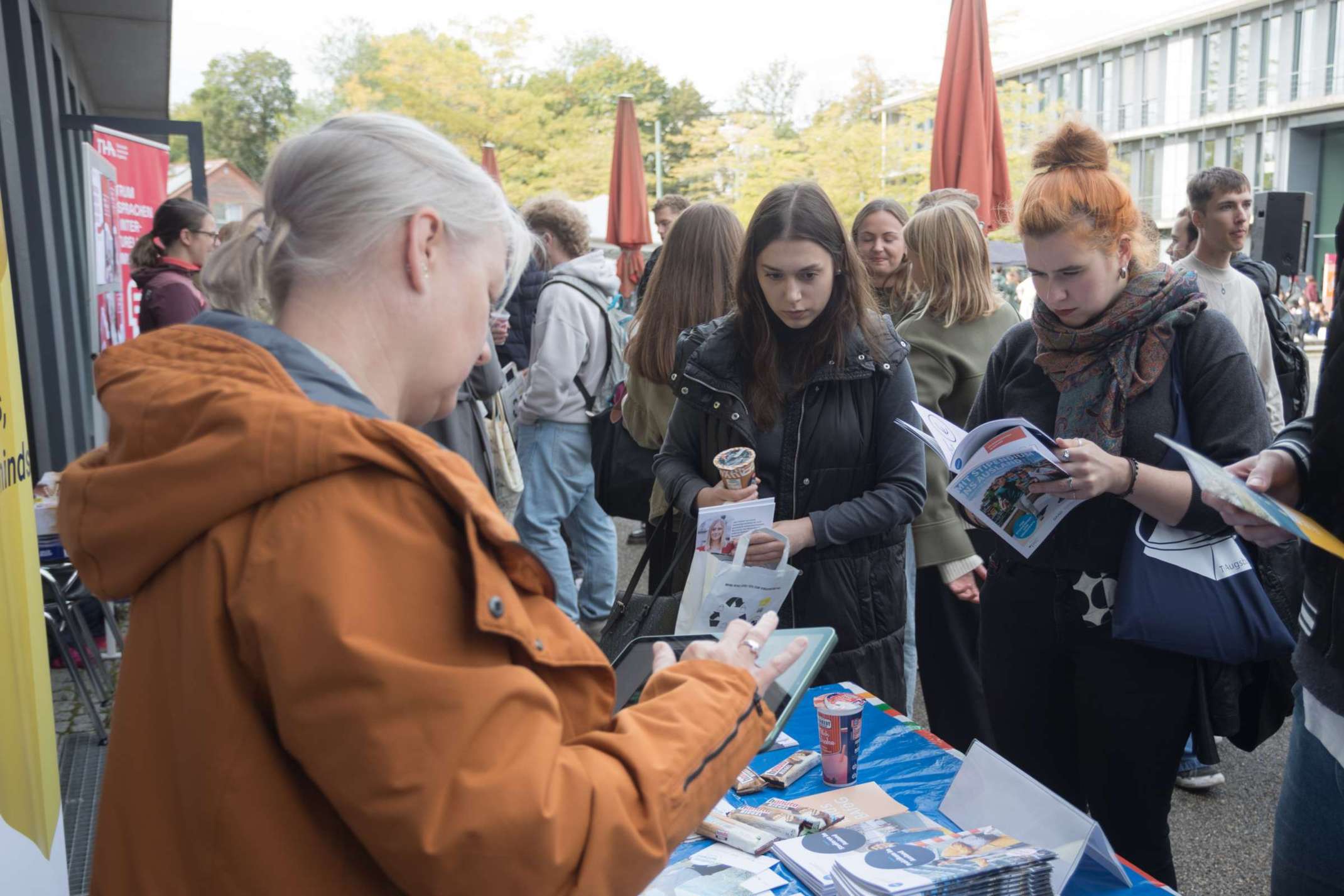 Erstsemesterbegrüßung auf dem Campus am Roten Tor.