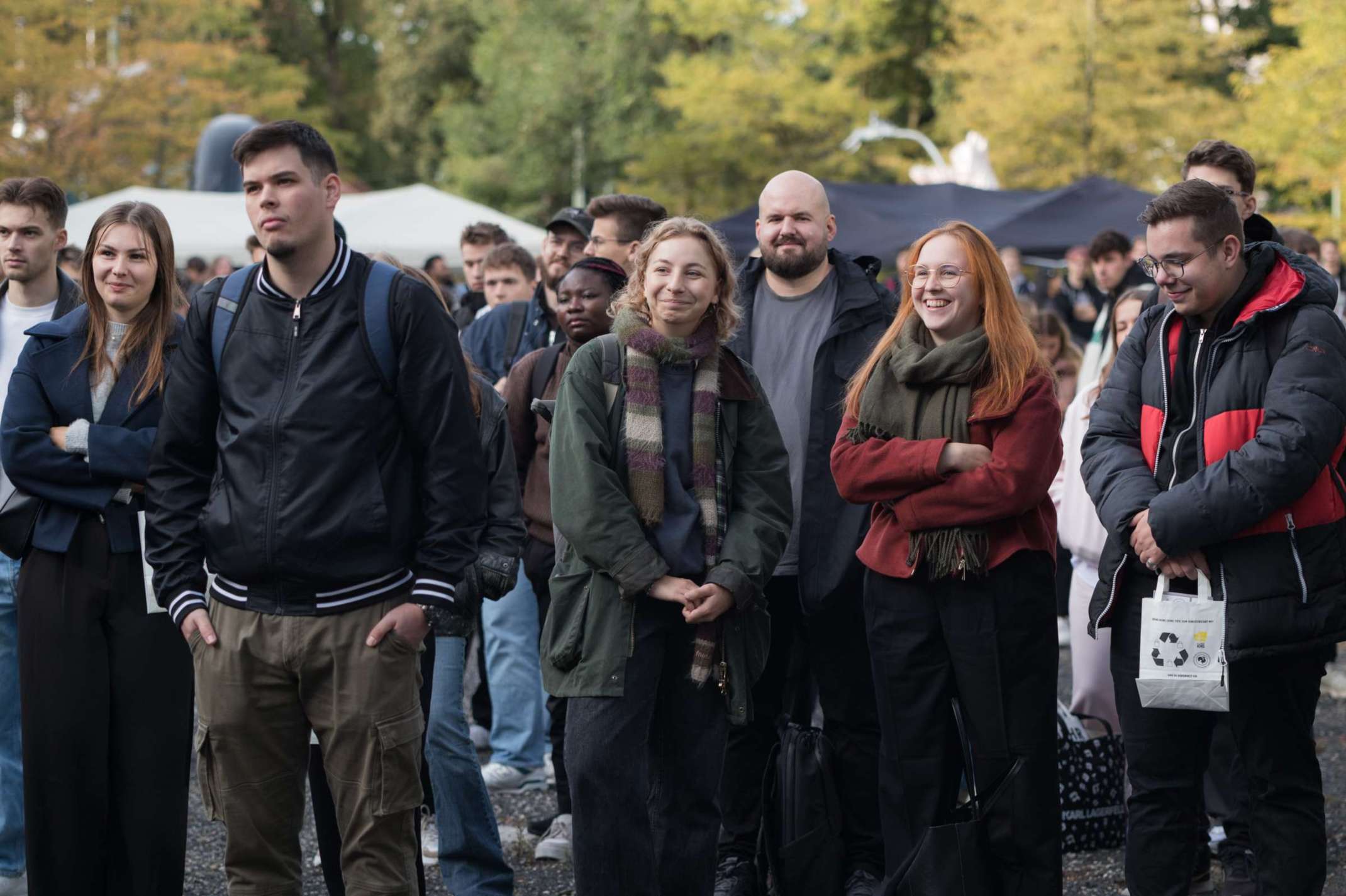 Erstsemesterbegrüßung auf dem Campus am Roten Tor.