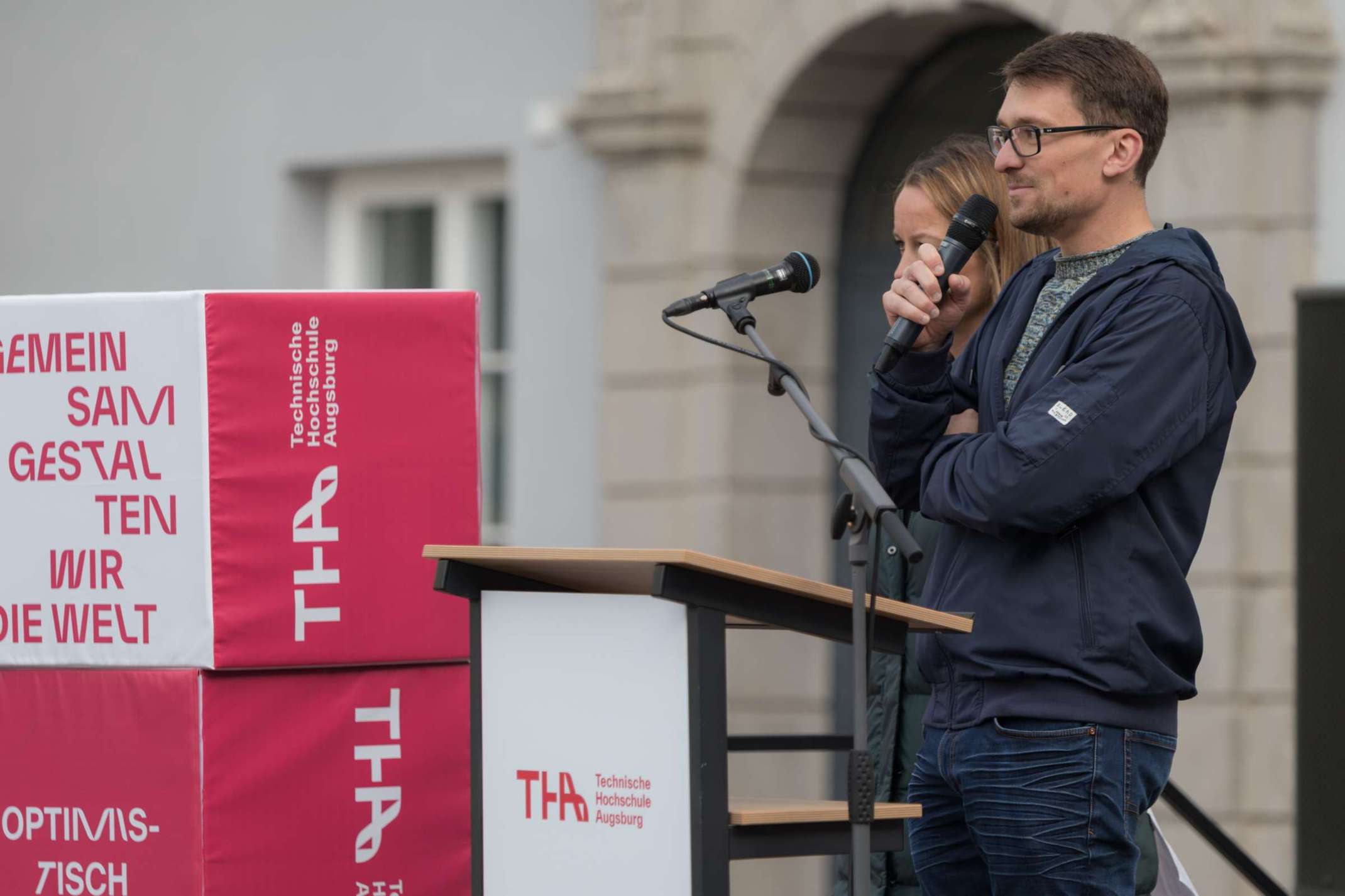 Erstsemesterbegrüßung auf dem Campus am Roten Tor.