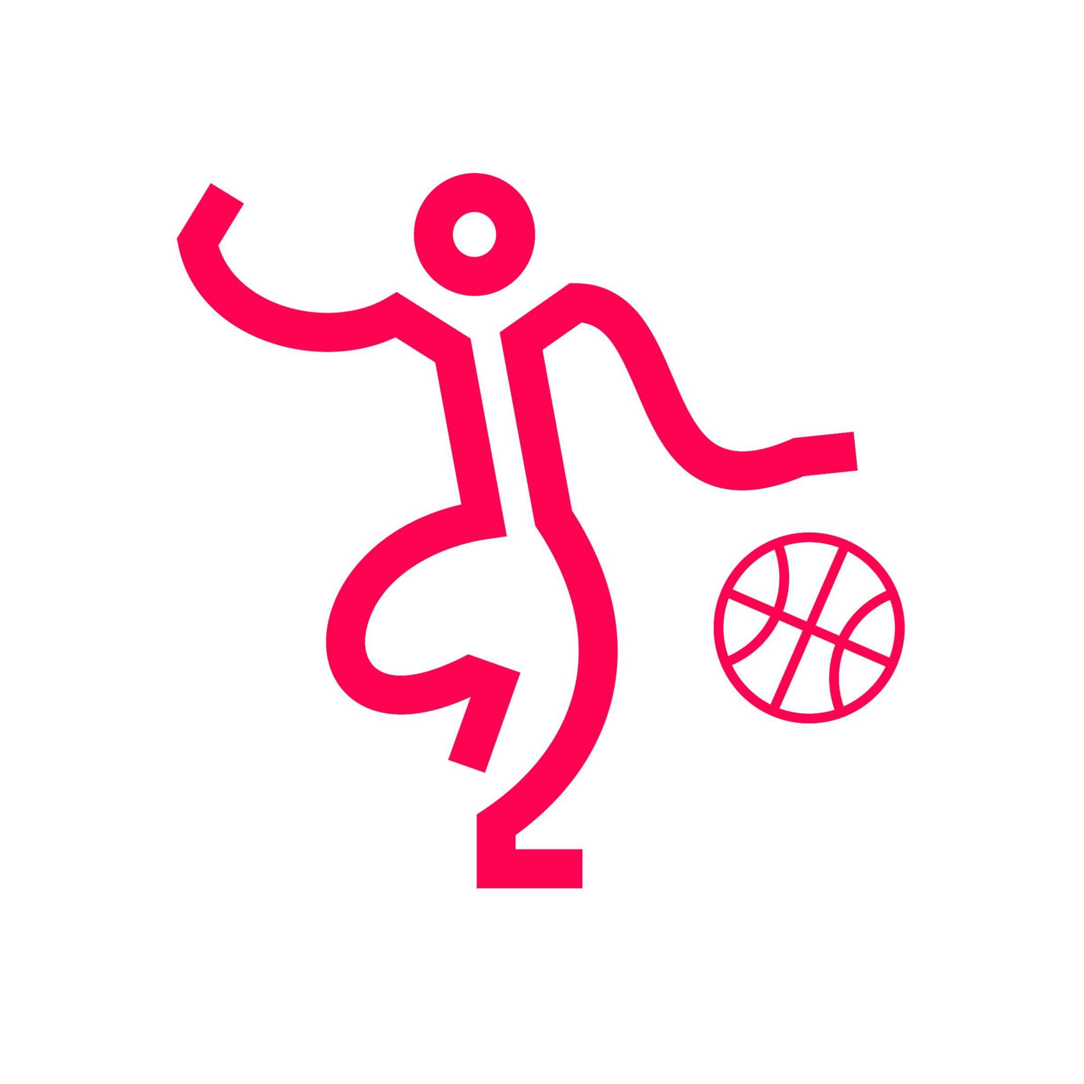 Illustration: Figur mit Ball