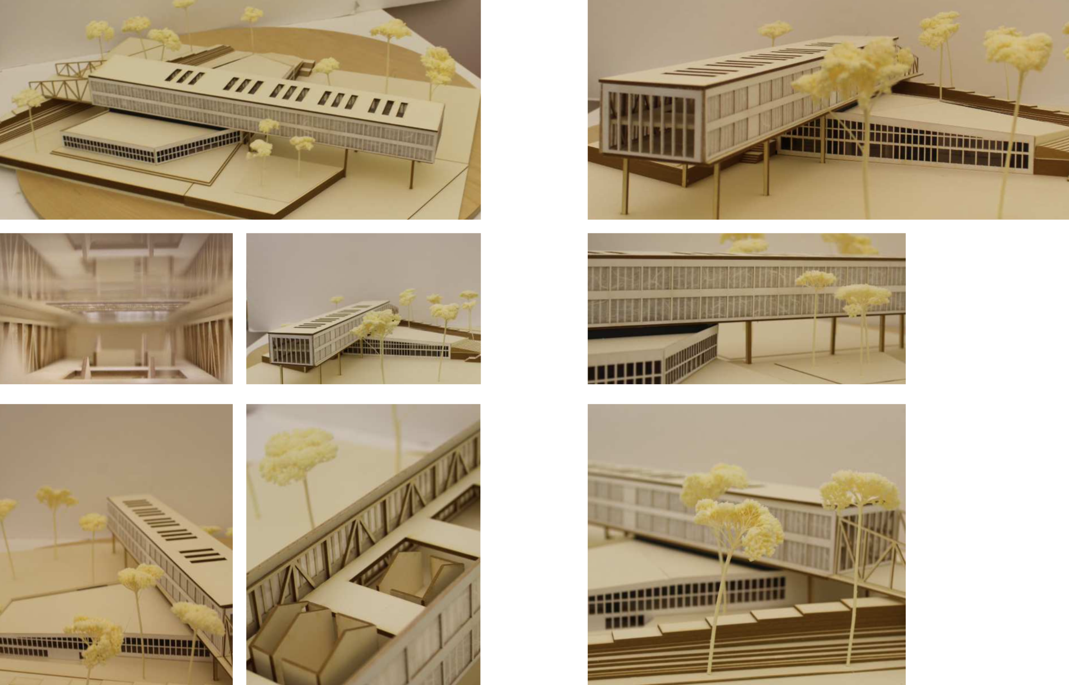 Das "Carboneum" im Modell 1:200