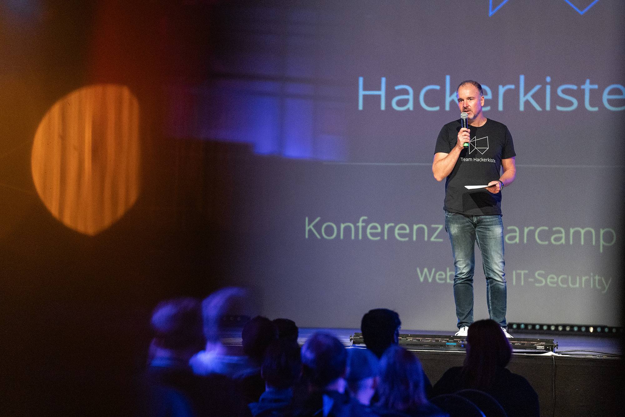 Stefan Schimpfle bei der Hackerkiste 2023