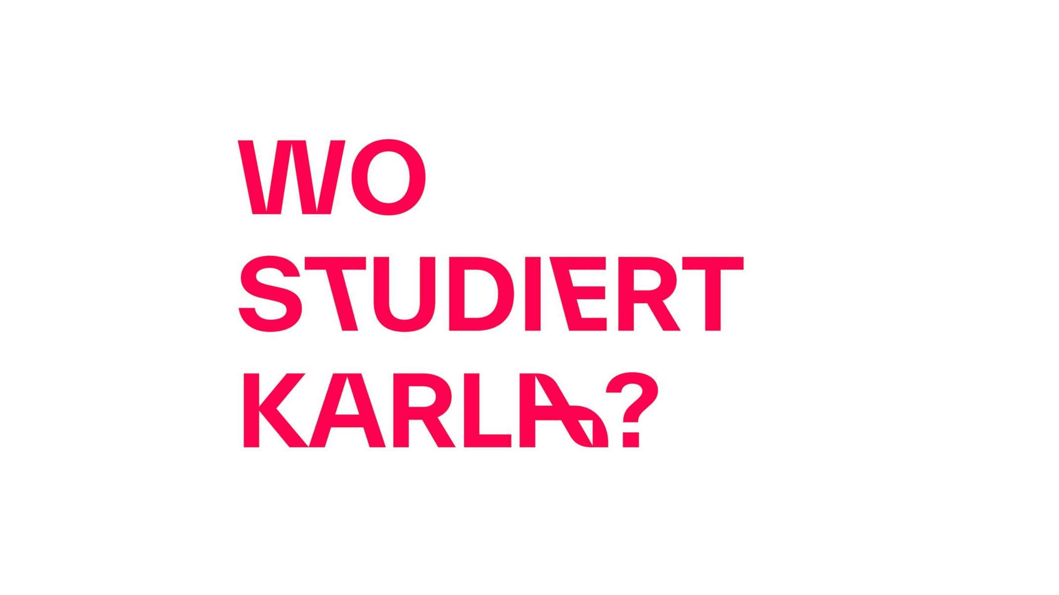 Wo studiert Karla?