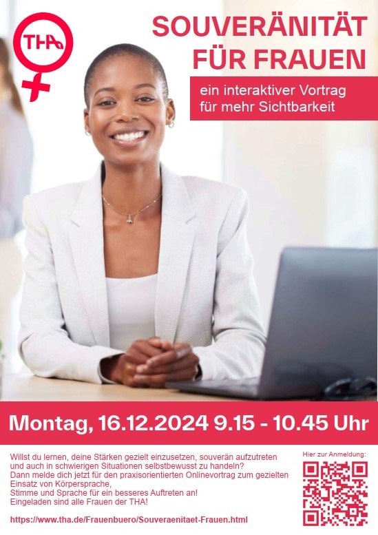 Werbung für Vortrag