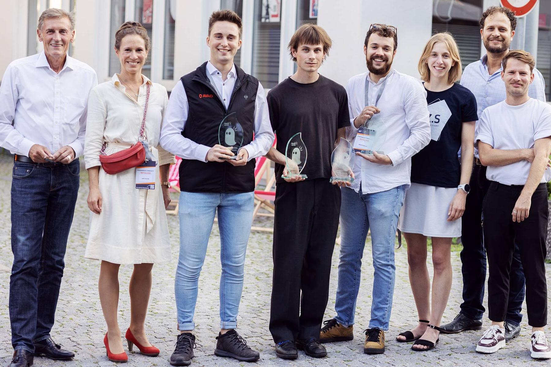 Gewinner Funkenwerk Award mit Jury