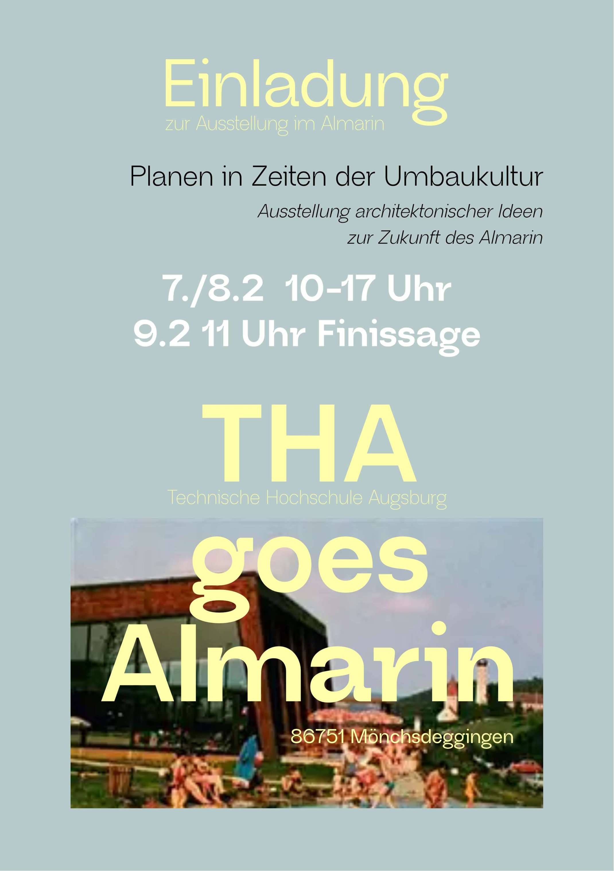 Plakat THA goes Almarin, Einladung