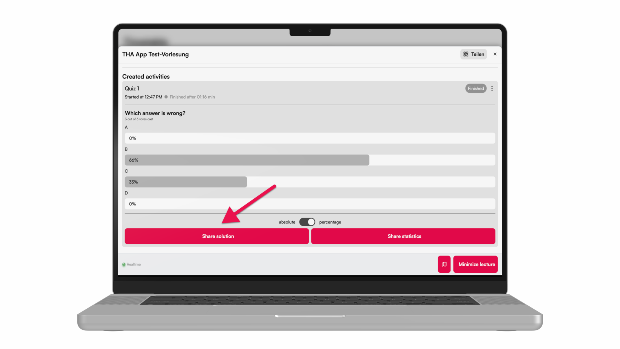 Lösung anzeigen Lösung anzeigen