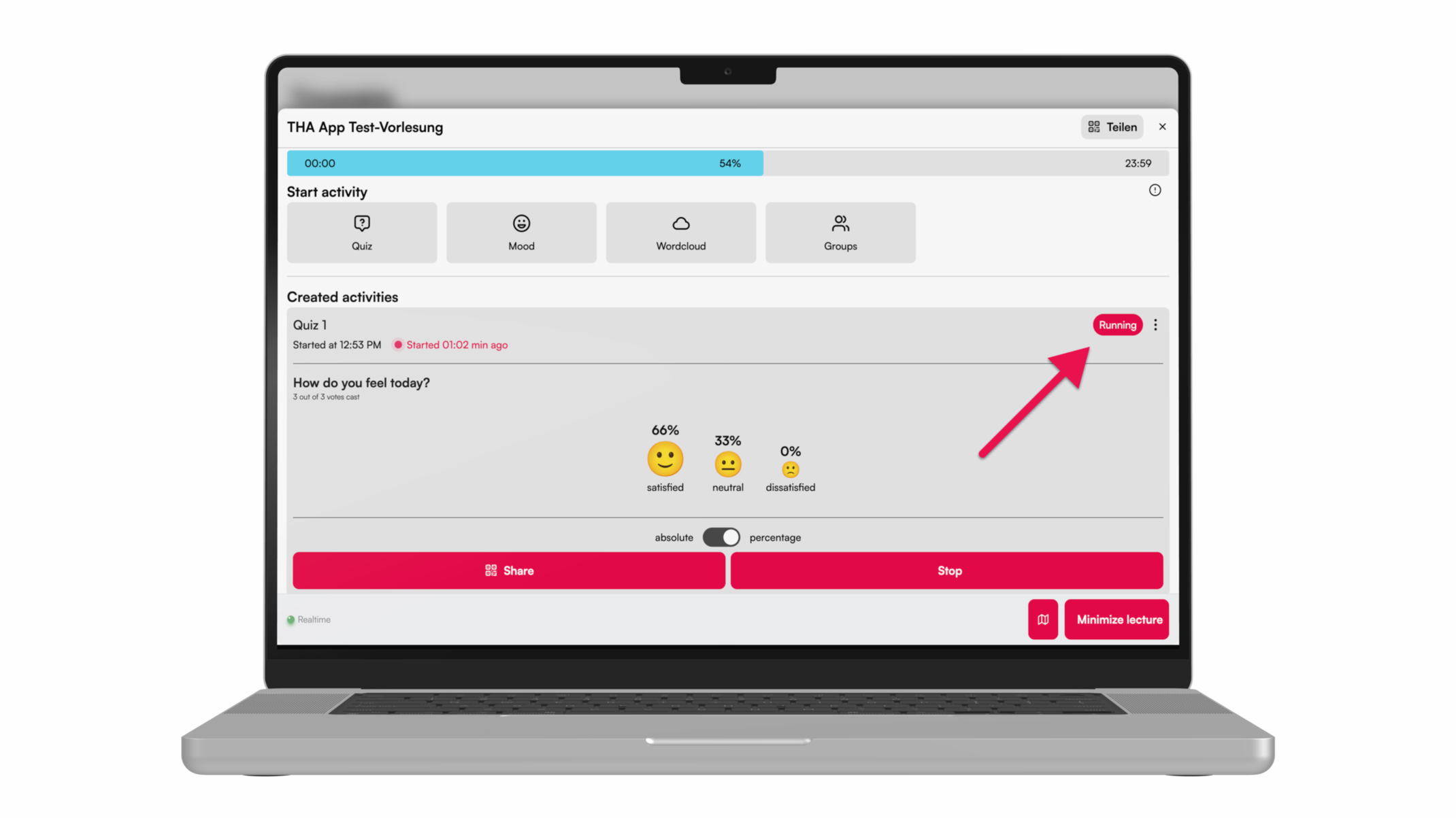 Stimmung läuft Stimmung läuft