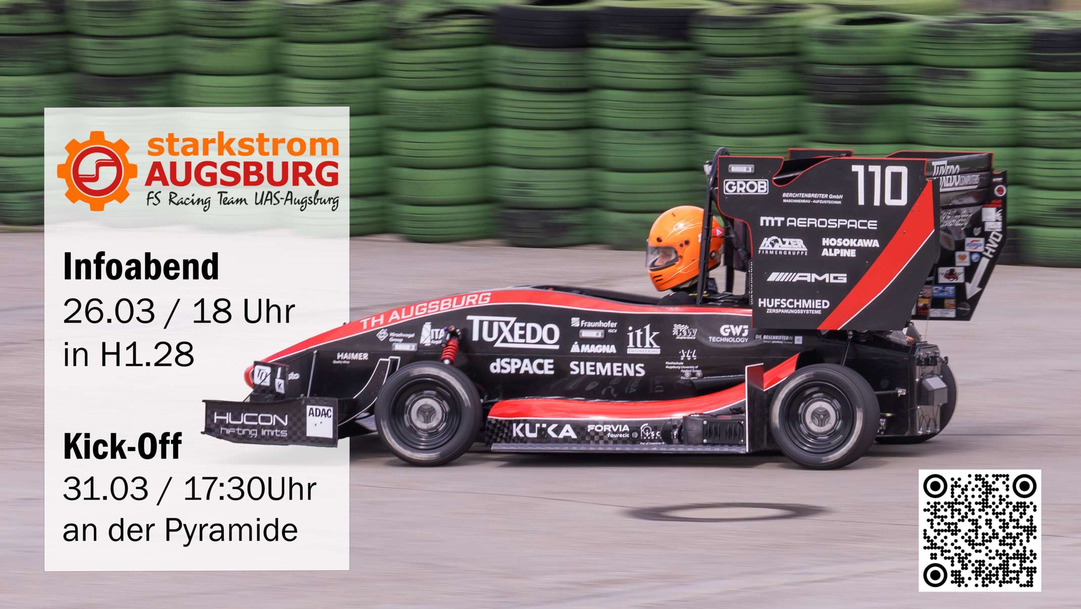 Infoabende. Foto vom Rennwagen. Infoabende. Foto vom Rennwagen.