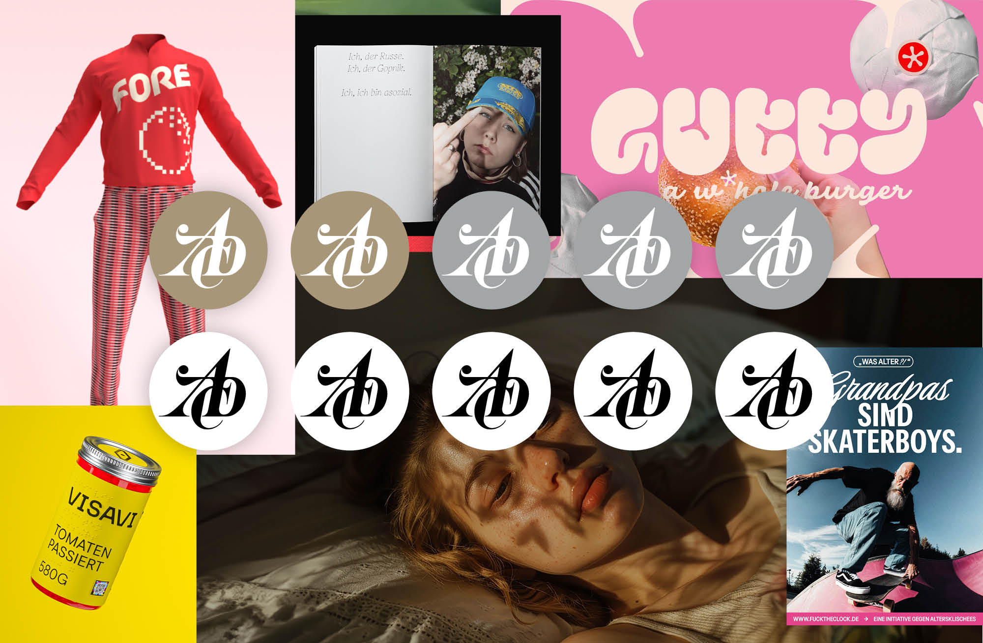Collage zum ADC Talent Award 2025 Collage zum ADC Talent Award 2025