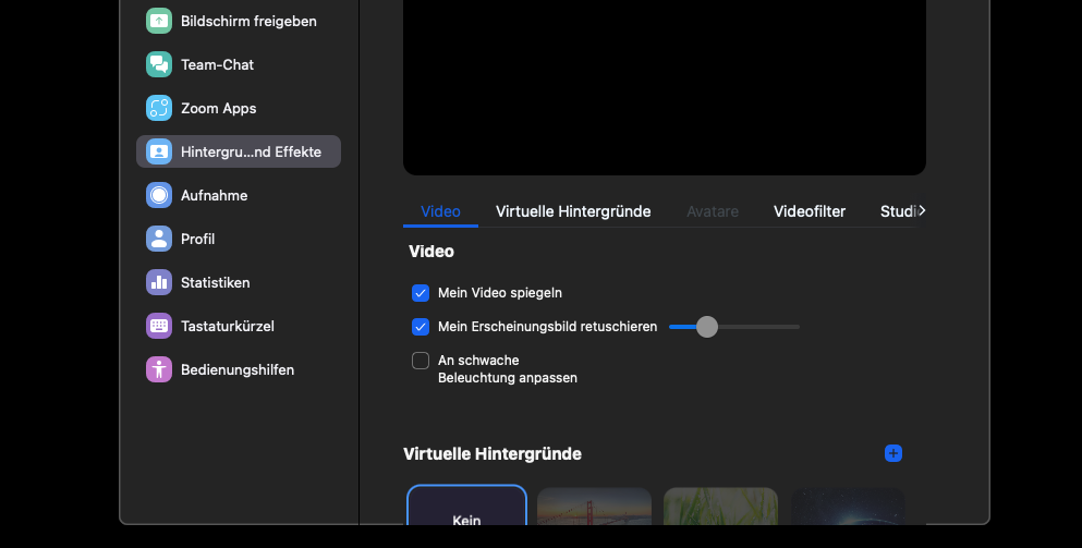 Kamera Einstellungen Kamera Einstellungen