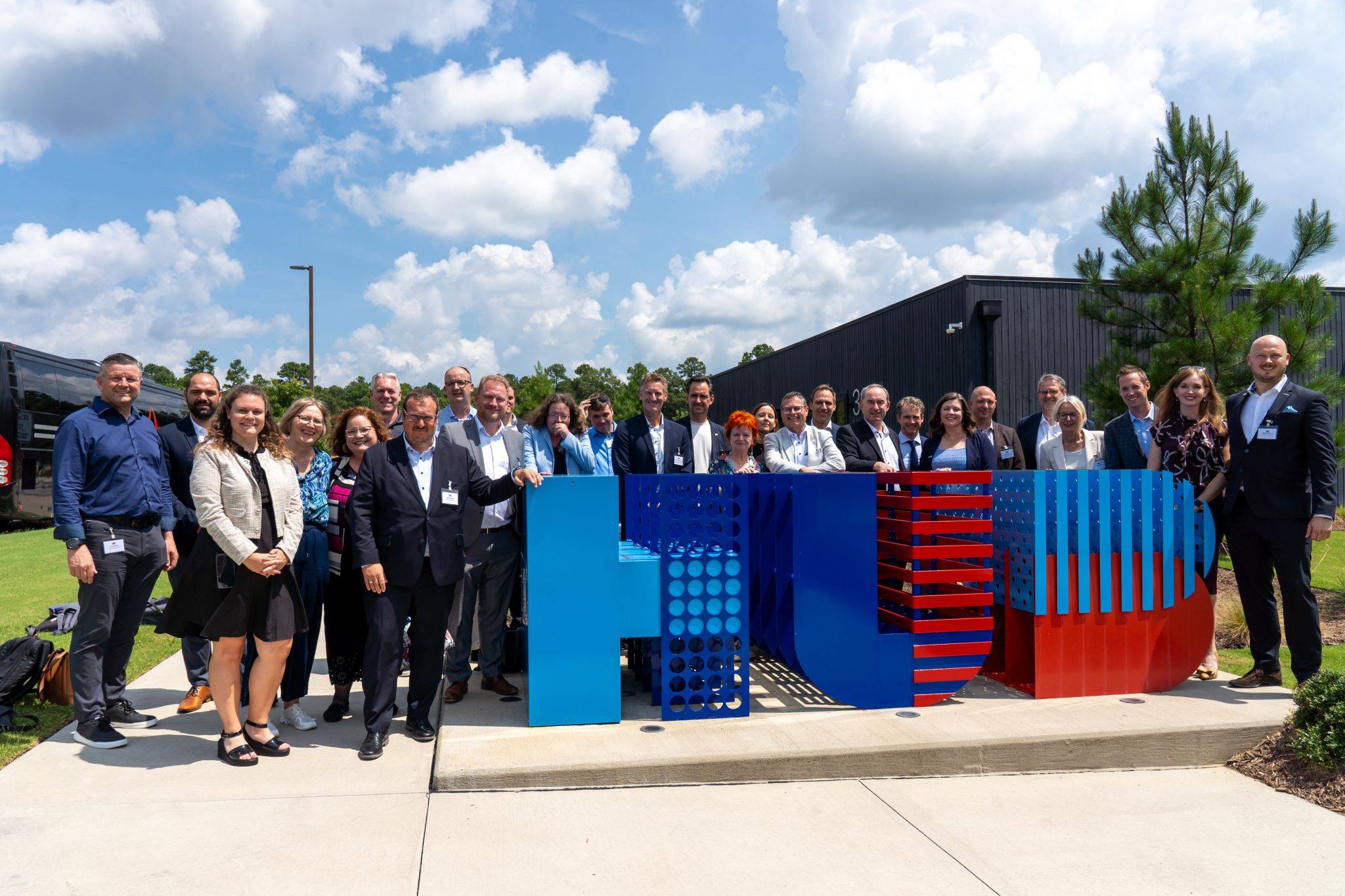 Gruppenfoto der Delegation in RTP Gruppenfoto der Delegation in RTP