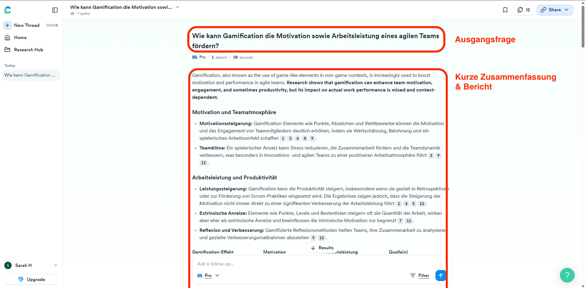 Output zur Suchanfrage Output zur Suchanfrage