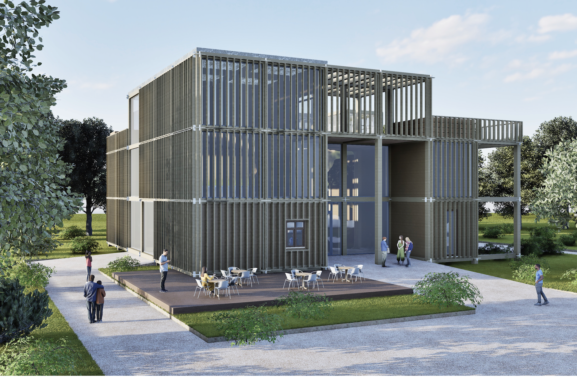 Zukunftsfähig und nachhaltig: KulturWerkstatt auf dem Strehle-Areal Günzburg (Entwurf: Oliver Biront und Maximilian Nikl) Zukunftsfähig und nachhaltig: KulturWerkstatt auf dem Strehle-Areal Günzburg (Entwurf: Oliver Biront und Maximilian Nikl)