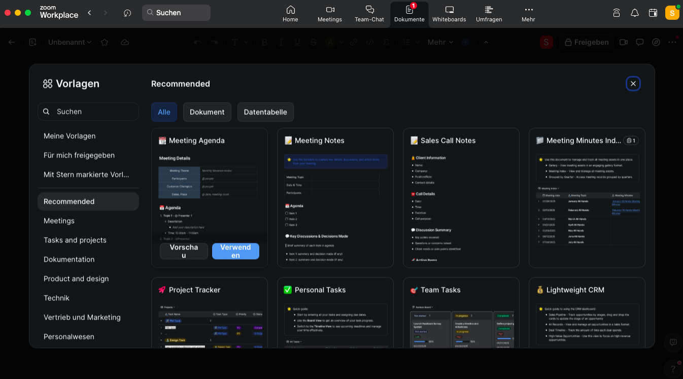 Vorlagen Zoom-Docs Vorlagen Zoom-Docs