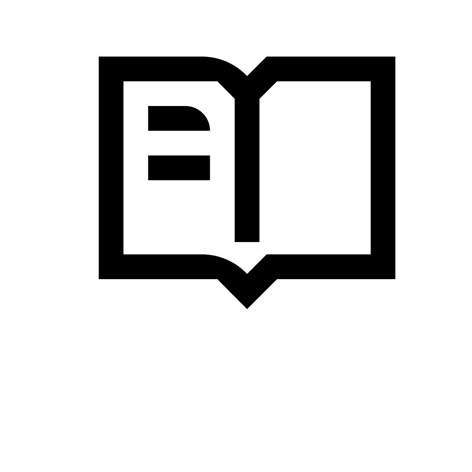 Piktogramm: Buch Piktogramm: Buch