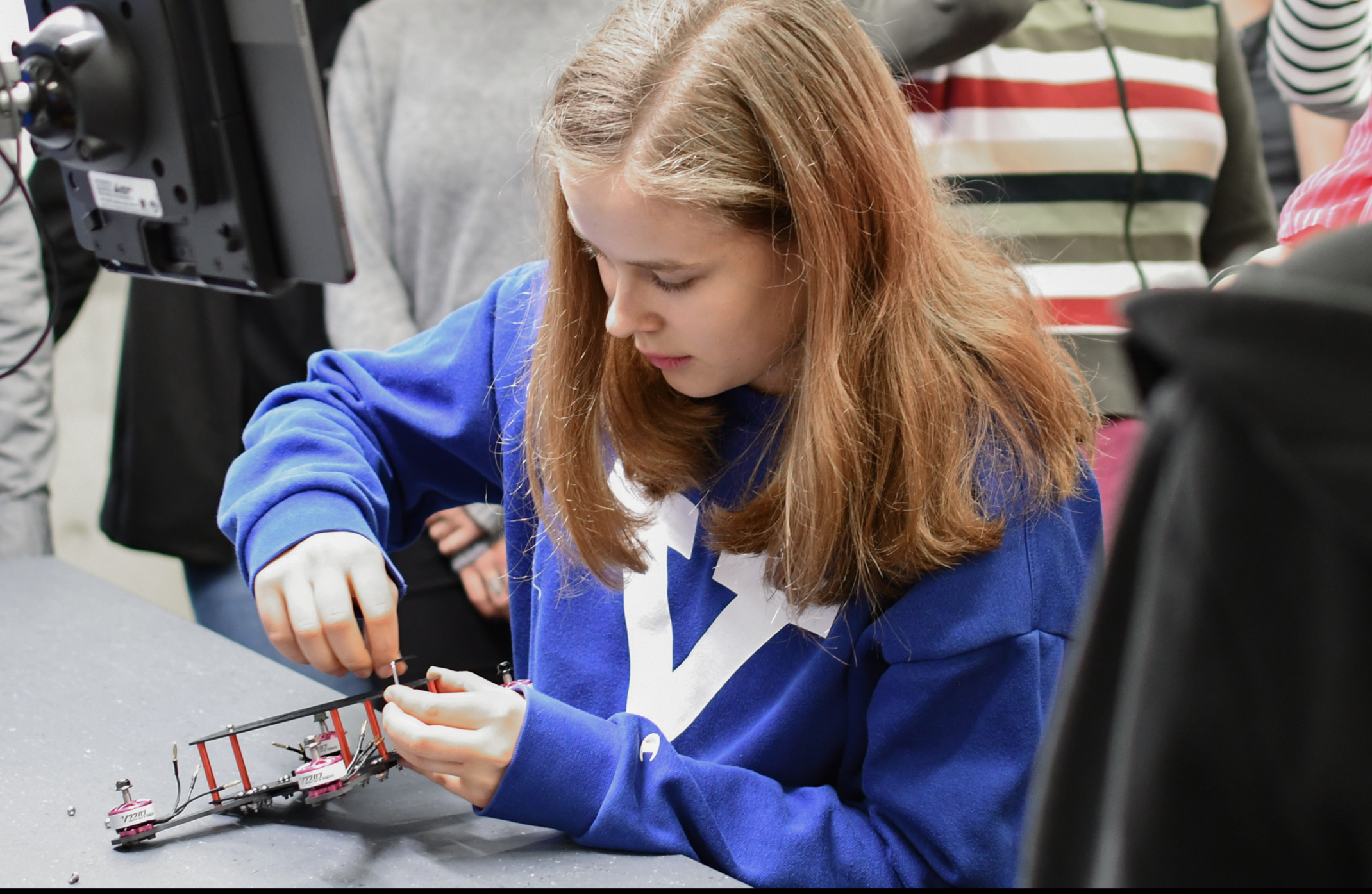 Schülerinnen beim Forscherinnen-Camp an der THA 2025 Schülerinnen beim Forscherinnen-Camp an der THA 2025