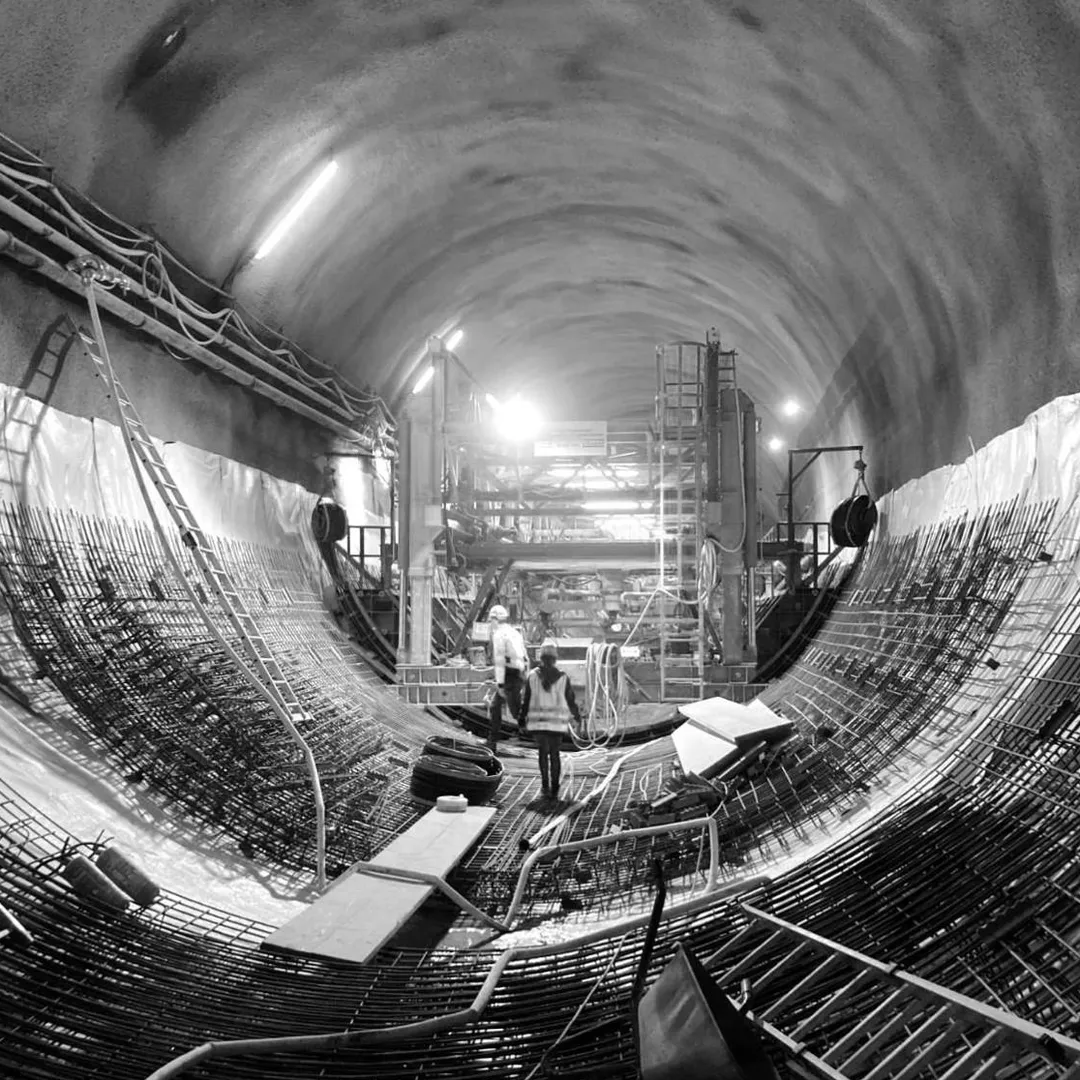 Tunnelbauarbeiten